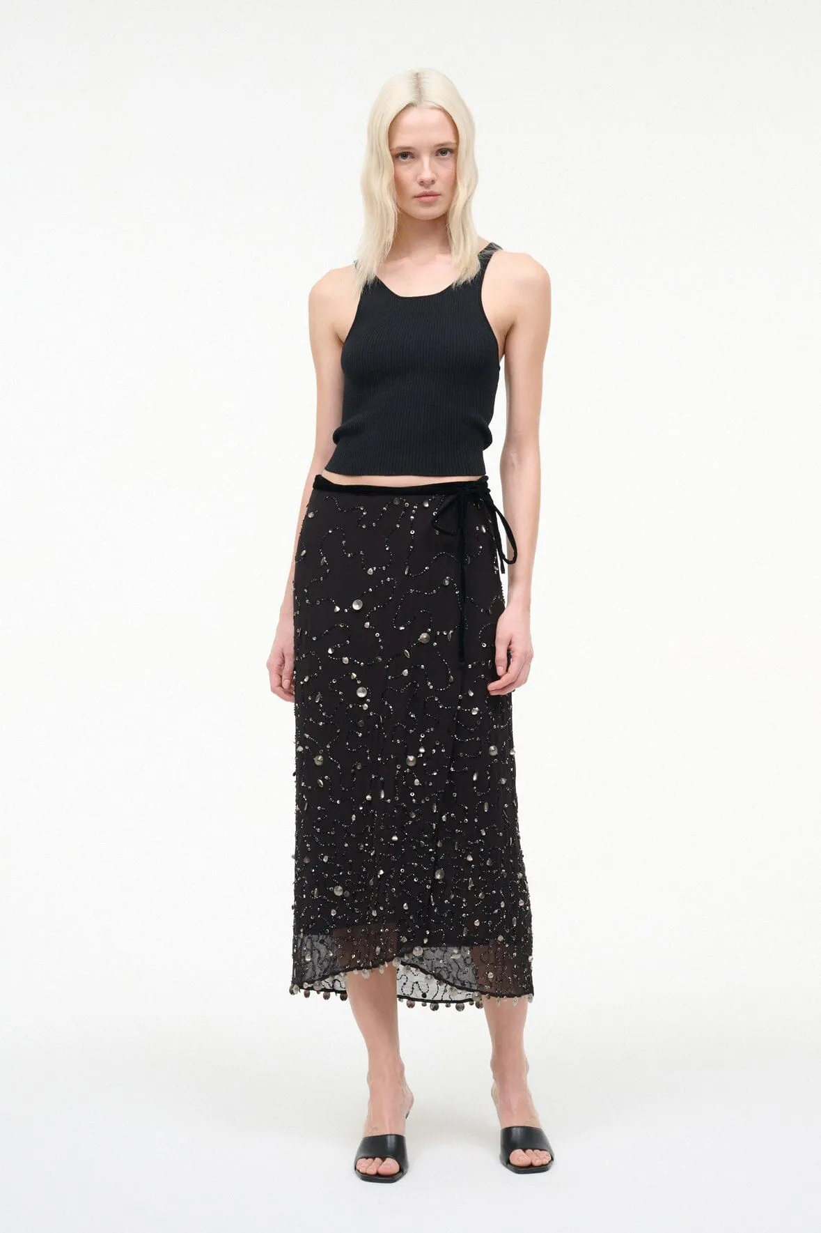 MER SKIRT | COASTAL CHARM sold by STAUD