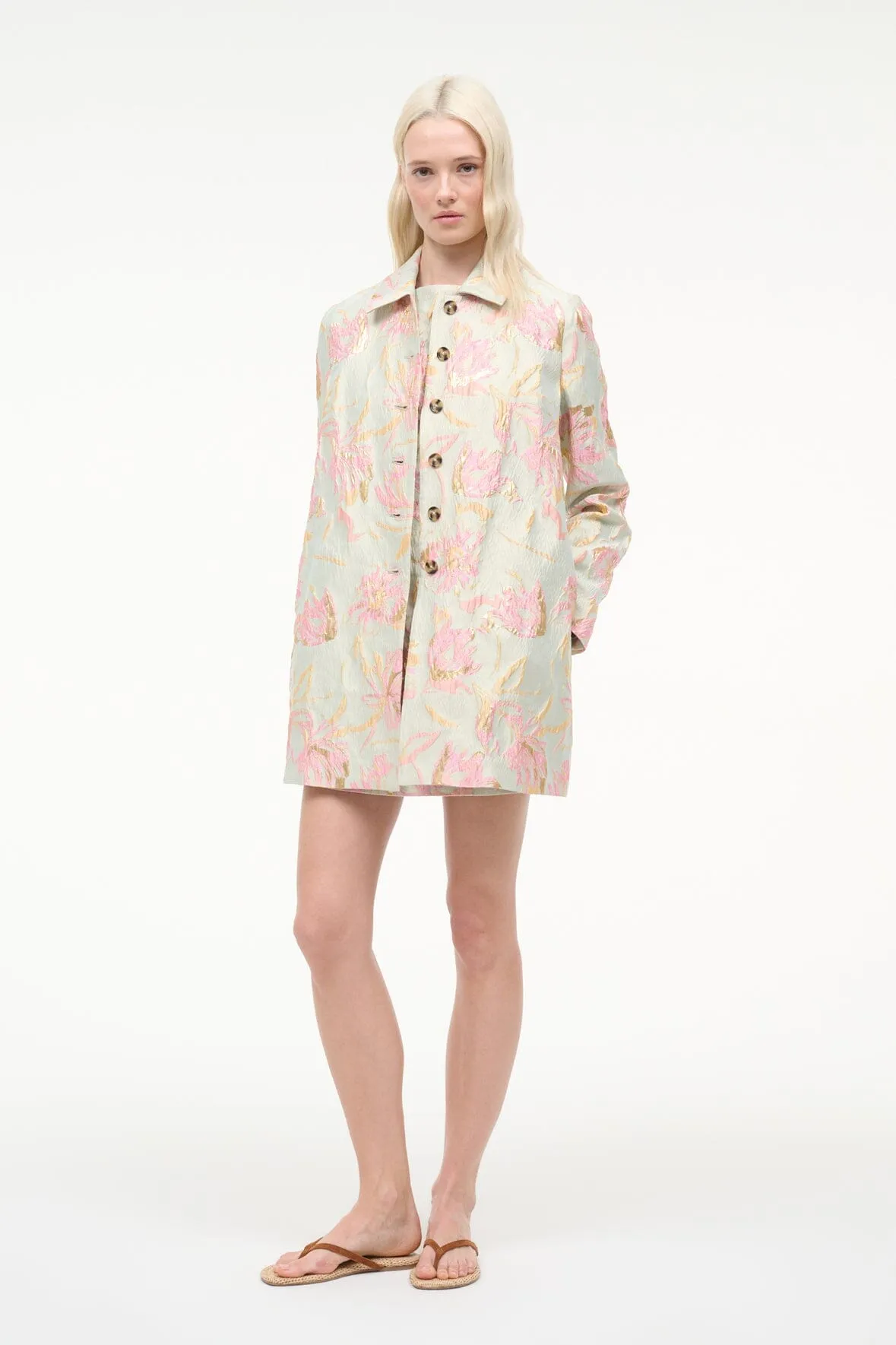 HALTON JACKET | BOTANICA ALOE sold by STAUD product image thumbnail 3