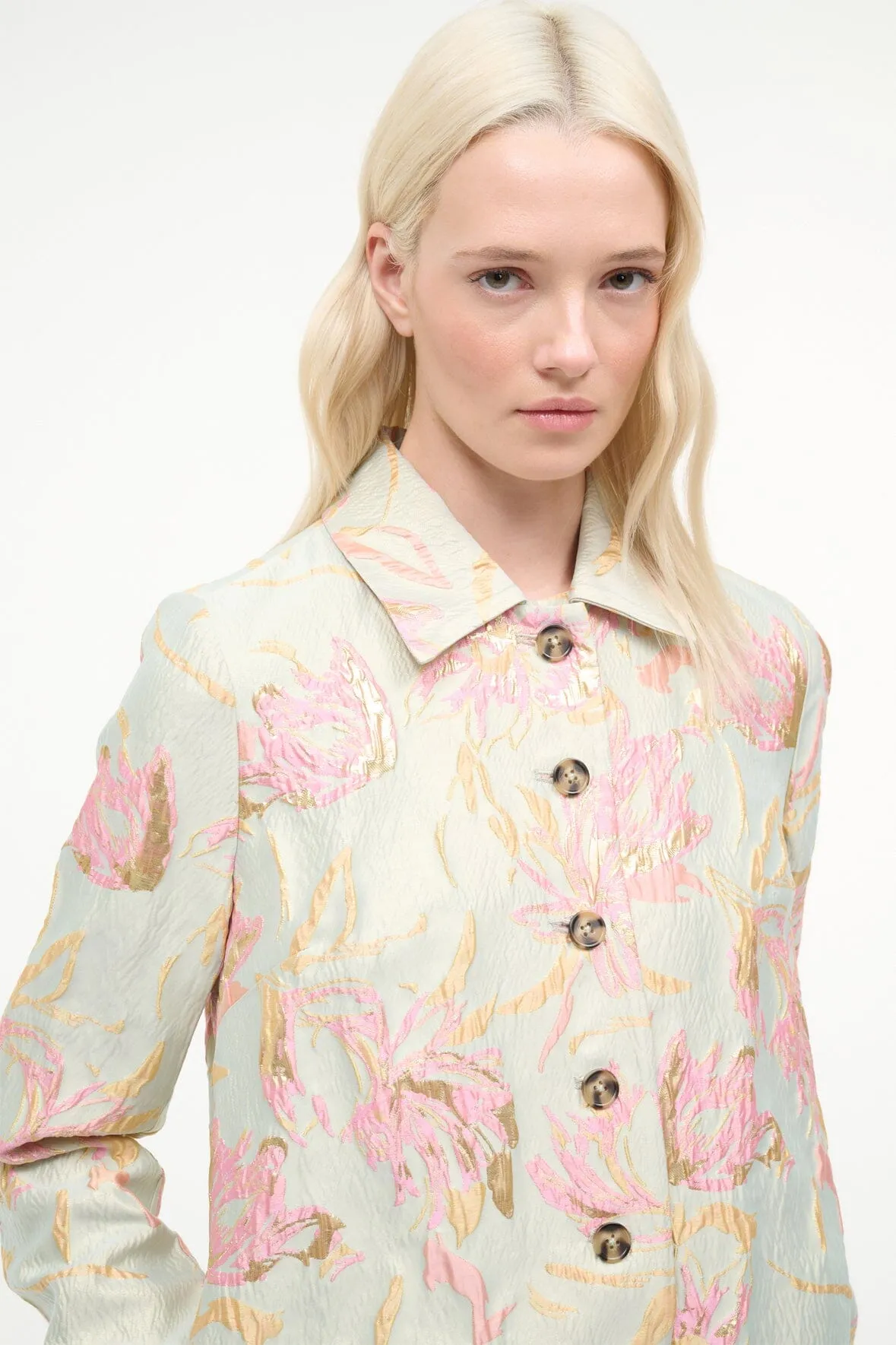 HALTON JACKET | BOTANICA ALOE sold by STAUD product image thumbnail 5