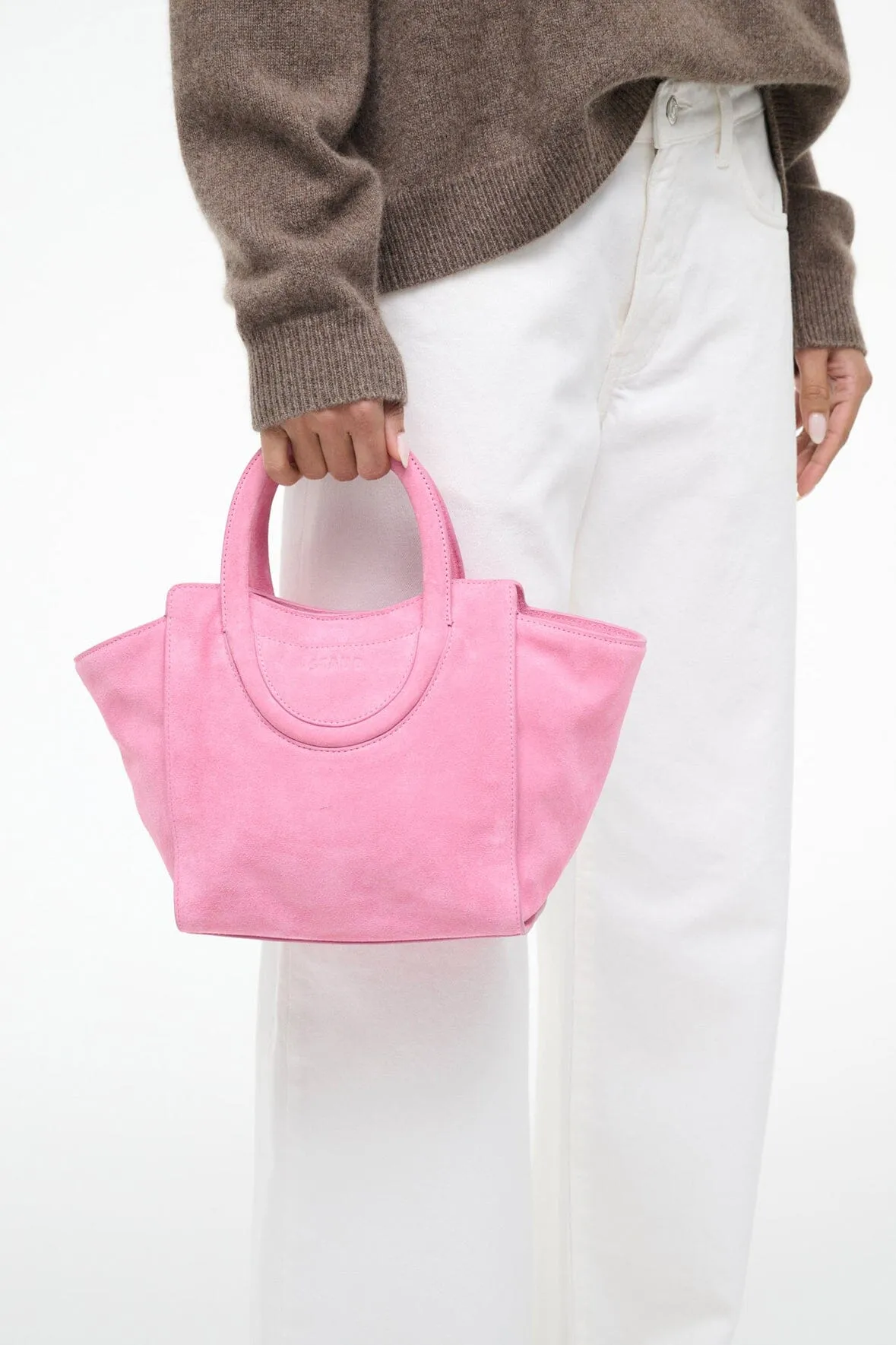 MAUDE MINI TOTE | ORCHID sold by STAUD product image thumbnail 4