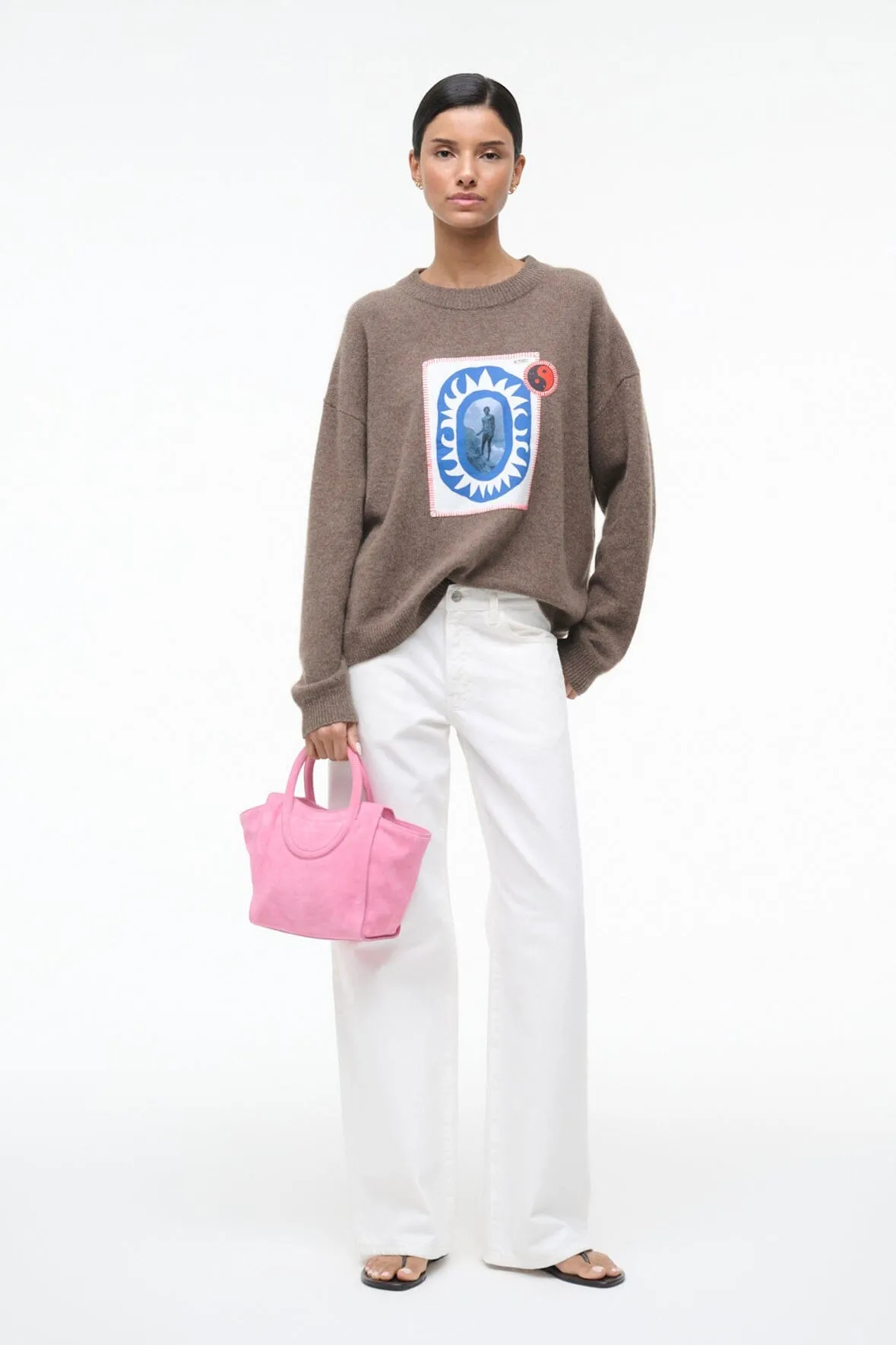 MAUDE MINI TOTE | ORCHID sold by STAUD product image thumbnail 2