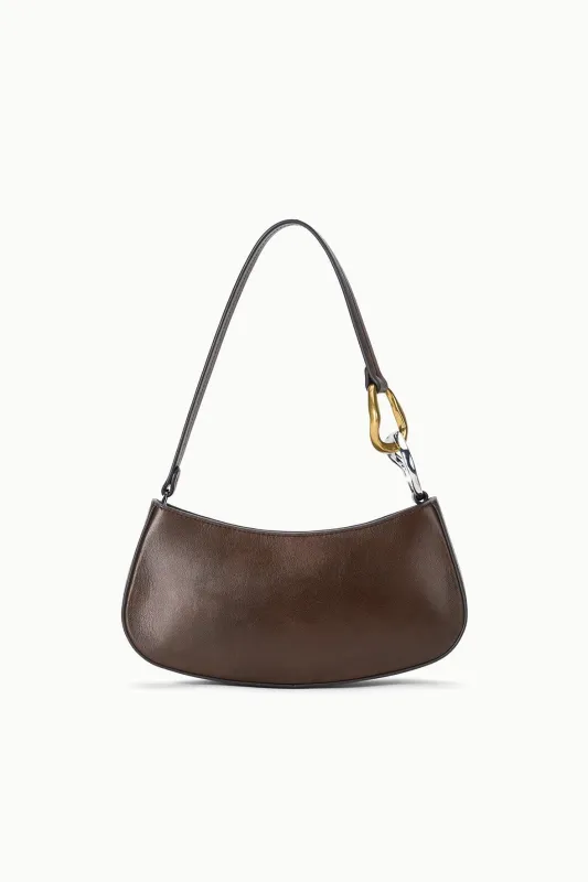 OLLIE BAG | ESPRESSO DISTRESSED sold by STAUD