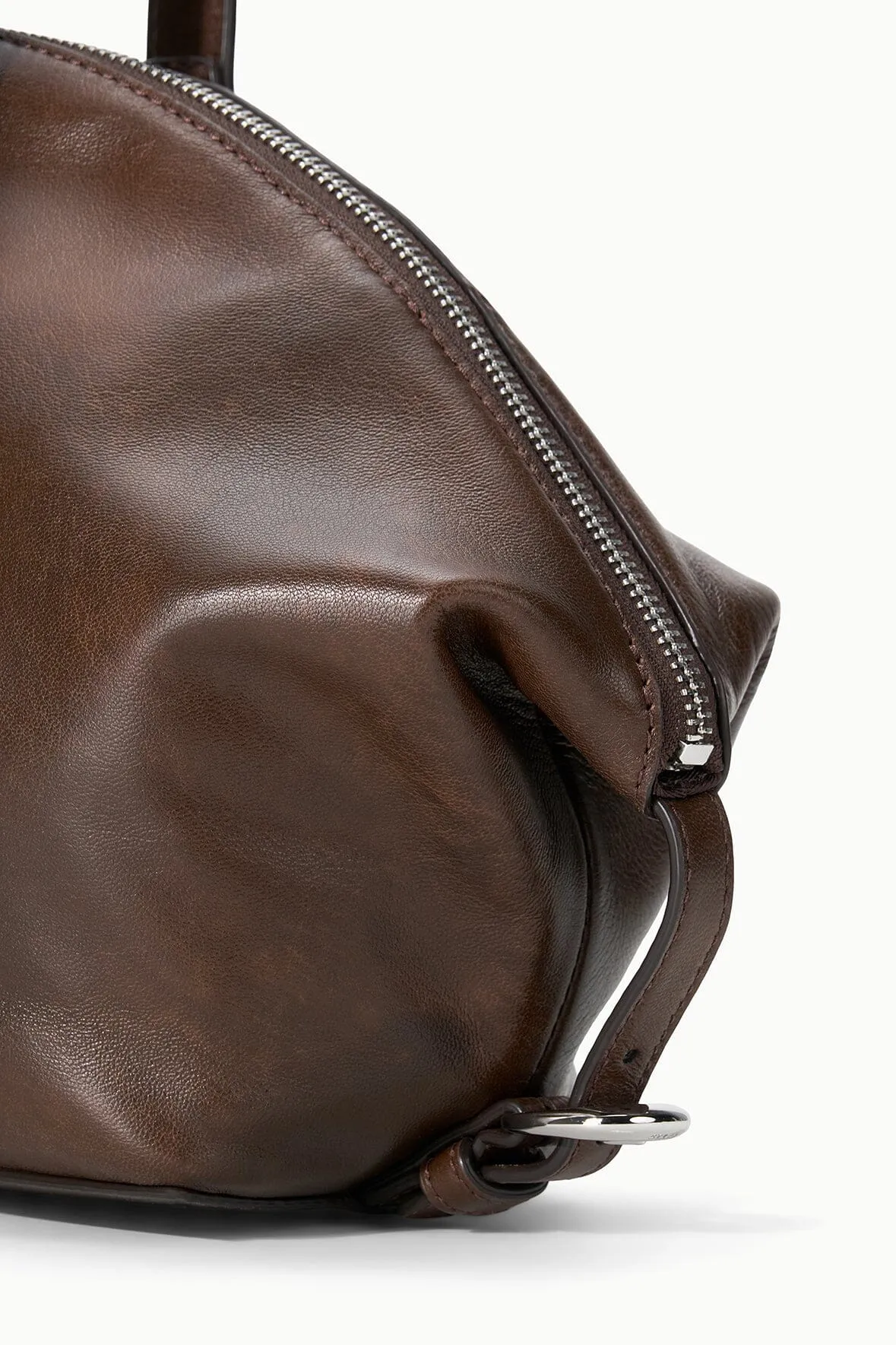 HESTER SHOULDER BAG | ESPRESSO DISTRESSED sold by STAUD product image thumbnail 5