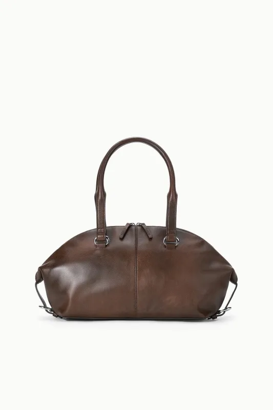 HESTER SHOULDER BAG | ESPRESSO DISTRESSED sold by STAUD