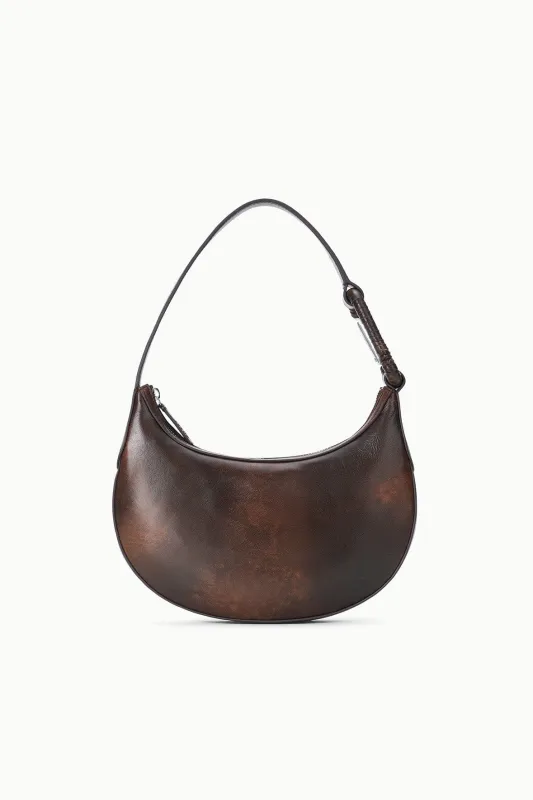 ALDEN SHOULDER BAG | ESPRESSO DISTRESSED made by STAUD