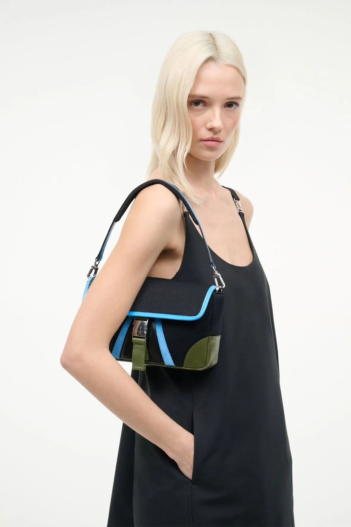 TONY SHOULDER BAG | BLACK POOL sold by STAUD product image thumbnail 2