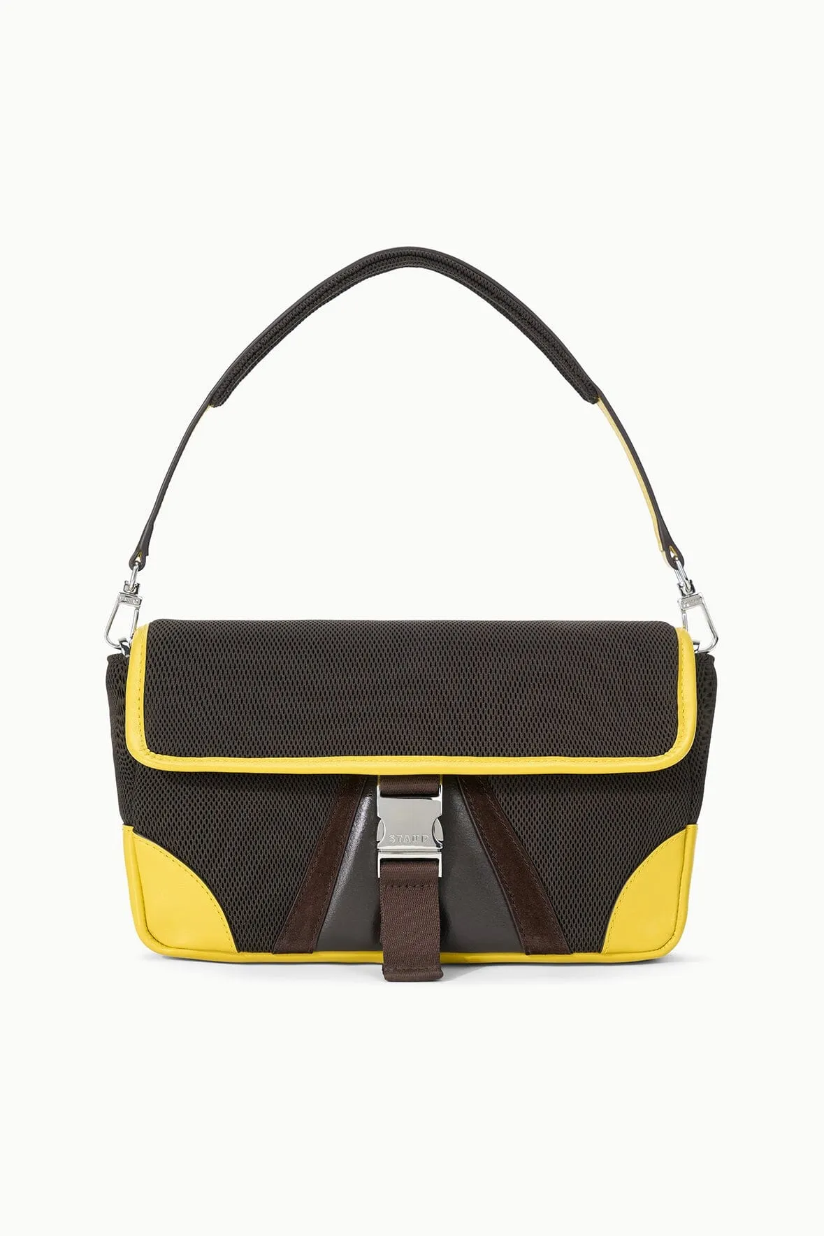 TONY SHOULDER BAG | ESPRESSO LEMON sold by STAUD