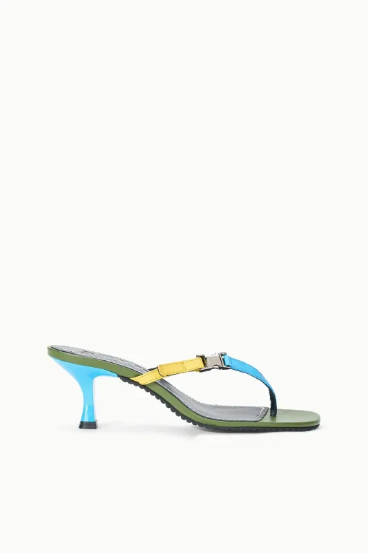 FLYNN KITTEN HEEL | FERN MULTI sold by STAUD