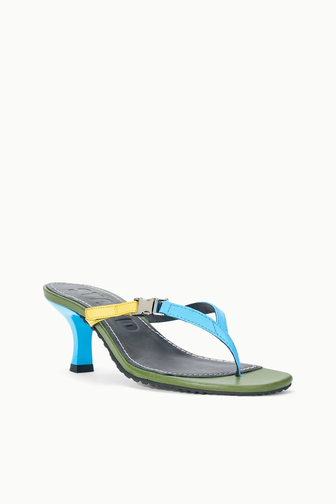 FLYNN KITTEN HEEL | FERN MULTI sold by STAUD product image thumbnail 3