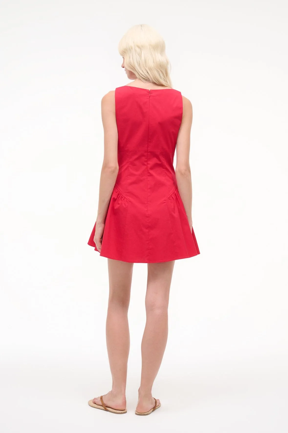 GWEN MINI DRESS | CHERRY sold by STAUD product image thumbnail 4