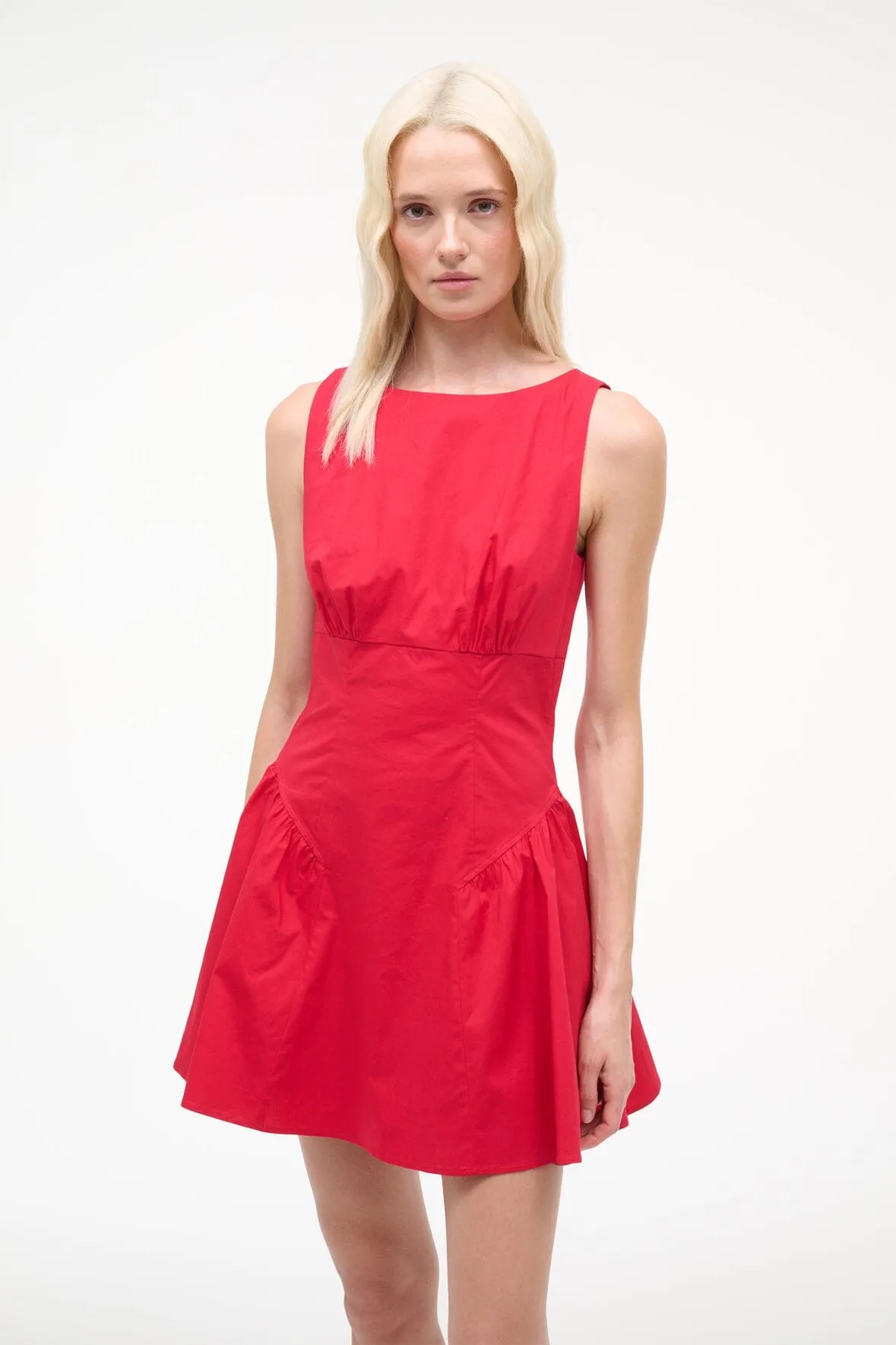 GWEN MINI DRESS | CHERRY sold by STAUD product image thumbnail 2