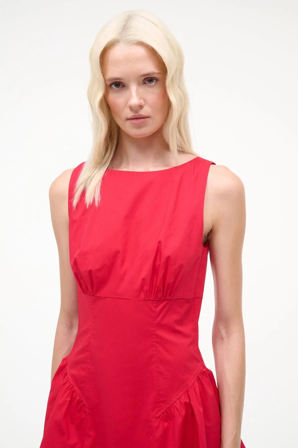 GWEN MINI DRESS | CHERRY sold by STAUD product image thumbnail 5