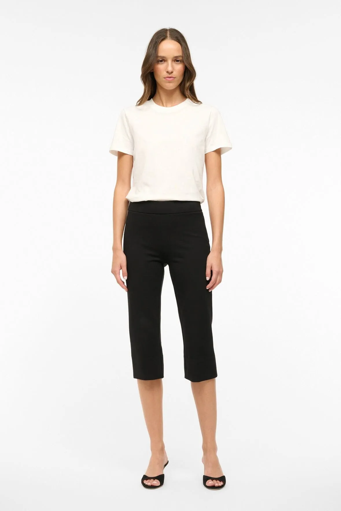LEONE PANT | BLACK sold by STAUD