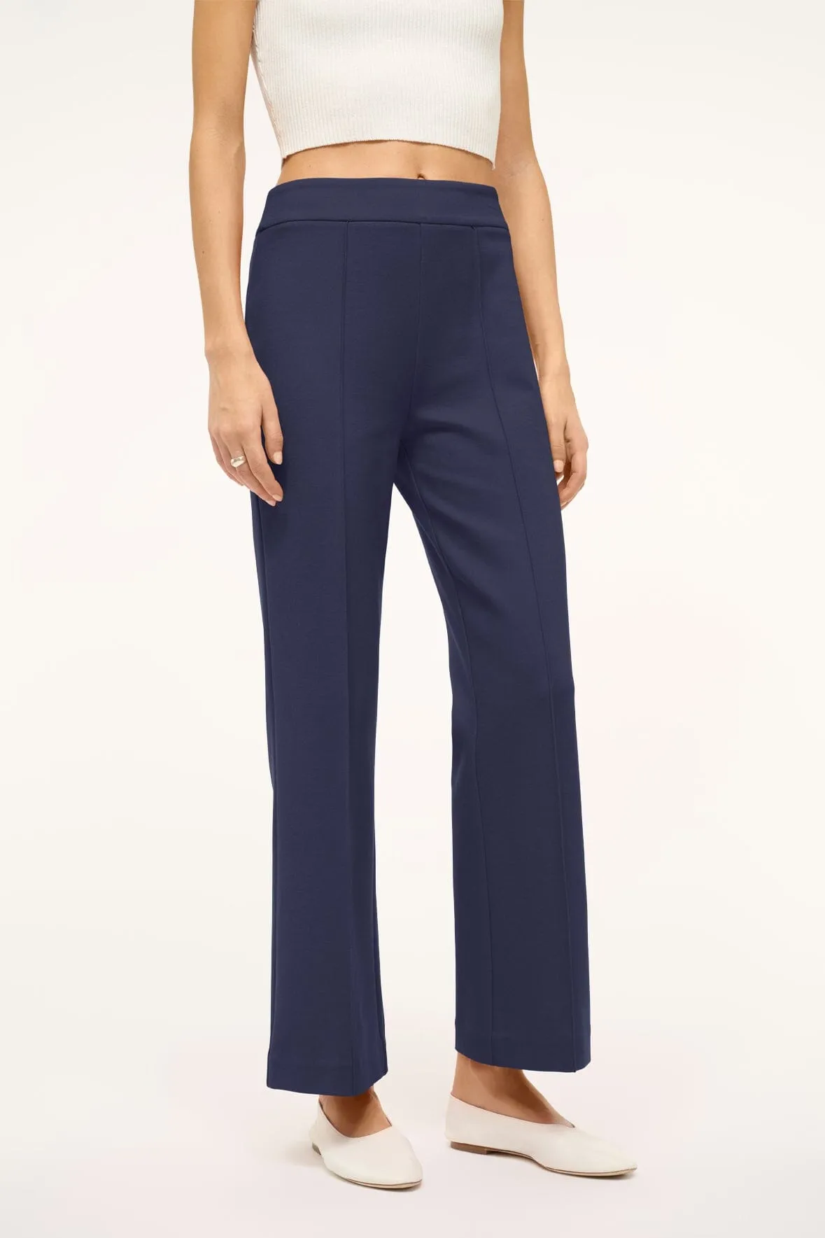 KNACK PANT | NAVY sold by STAUD product image thumbnail 2