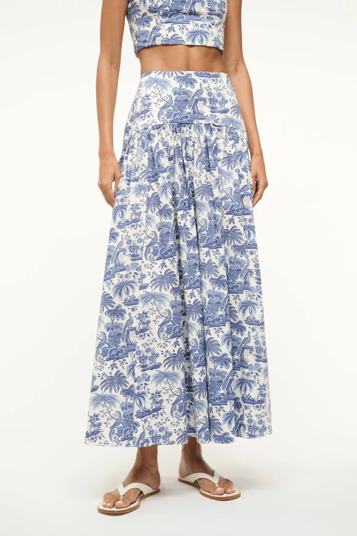 PROCIDA SKIRT | BLUE TOILE sold by STAUD product image thumbnail 3