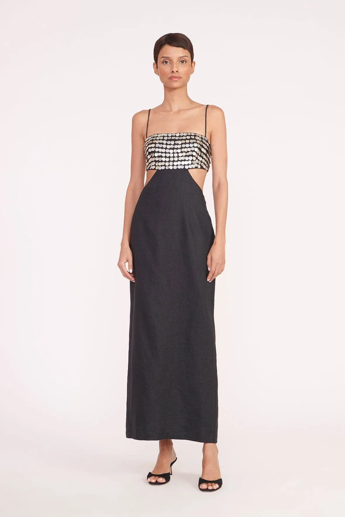 JADA DRESS | BLACK sold by STAUD