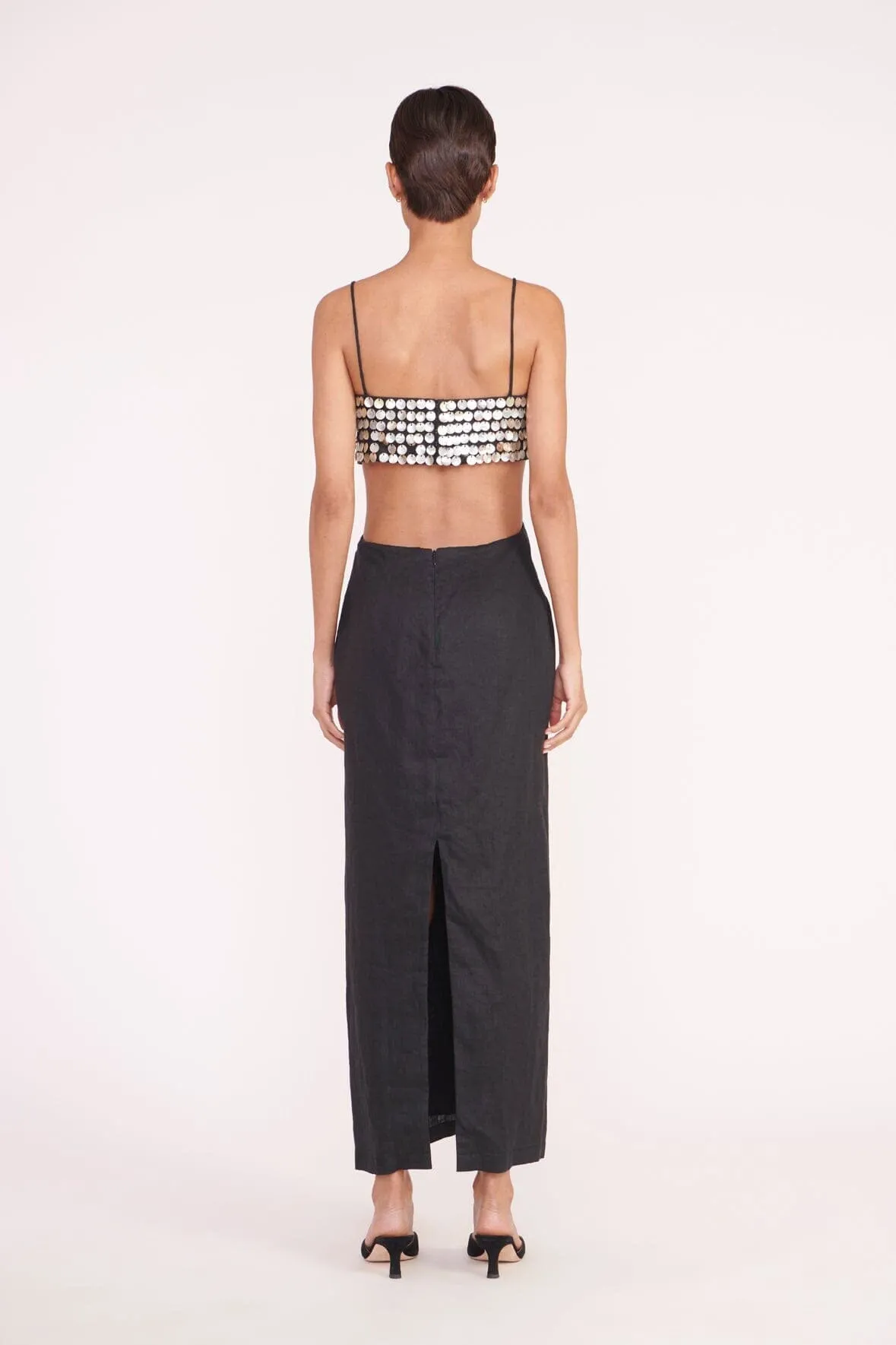 JADA DRESS | BLACK sold by STAUD product image thumbnail 4