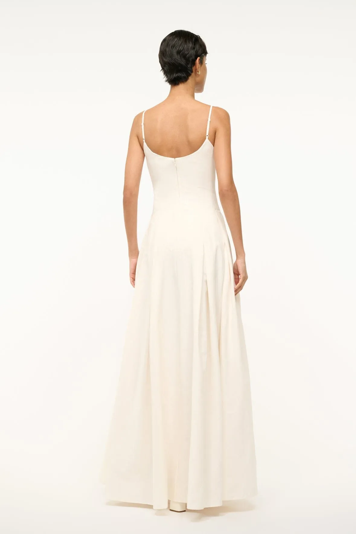 JOY MAXI DRESS | IVORY sold by STAUD product image thumbnail 4