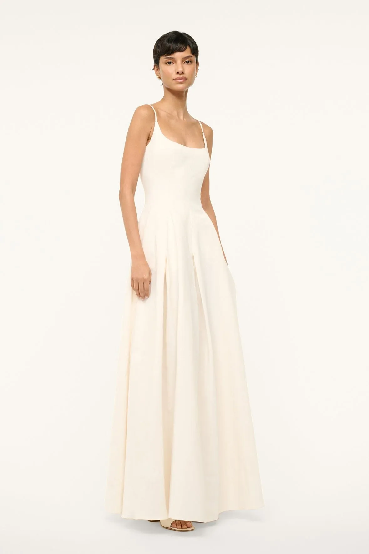 JOY MAXI DRESS | IVORY sold by STAUD product image thumbnail 2