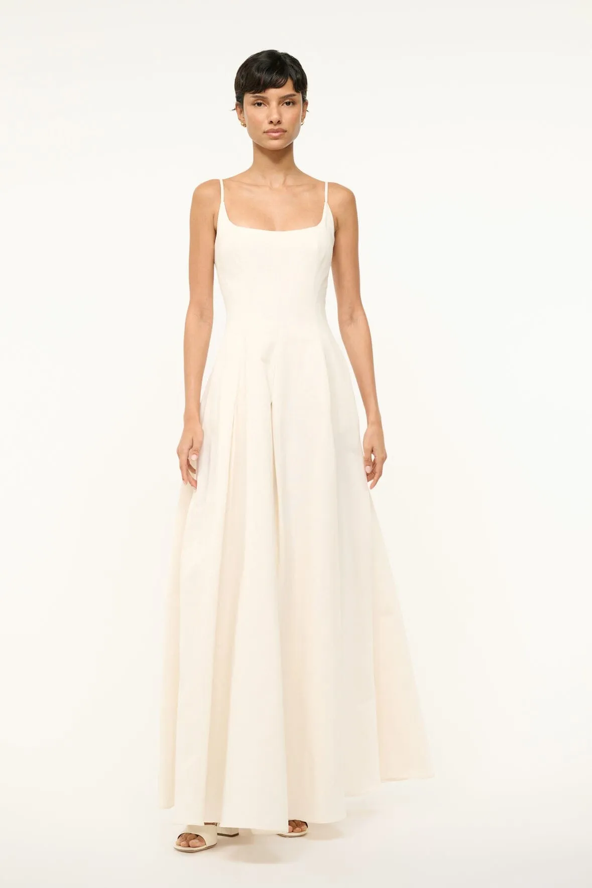 JOY MAXI DRESS | IVORY sold by STAUD product image thumbnail 3