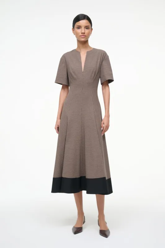FRANCES DRESS | HOUNDSTOOTH made by STAUD