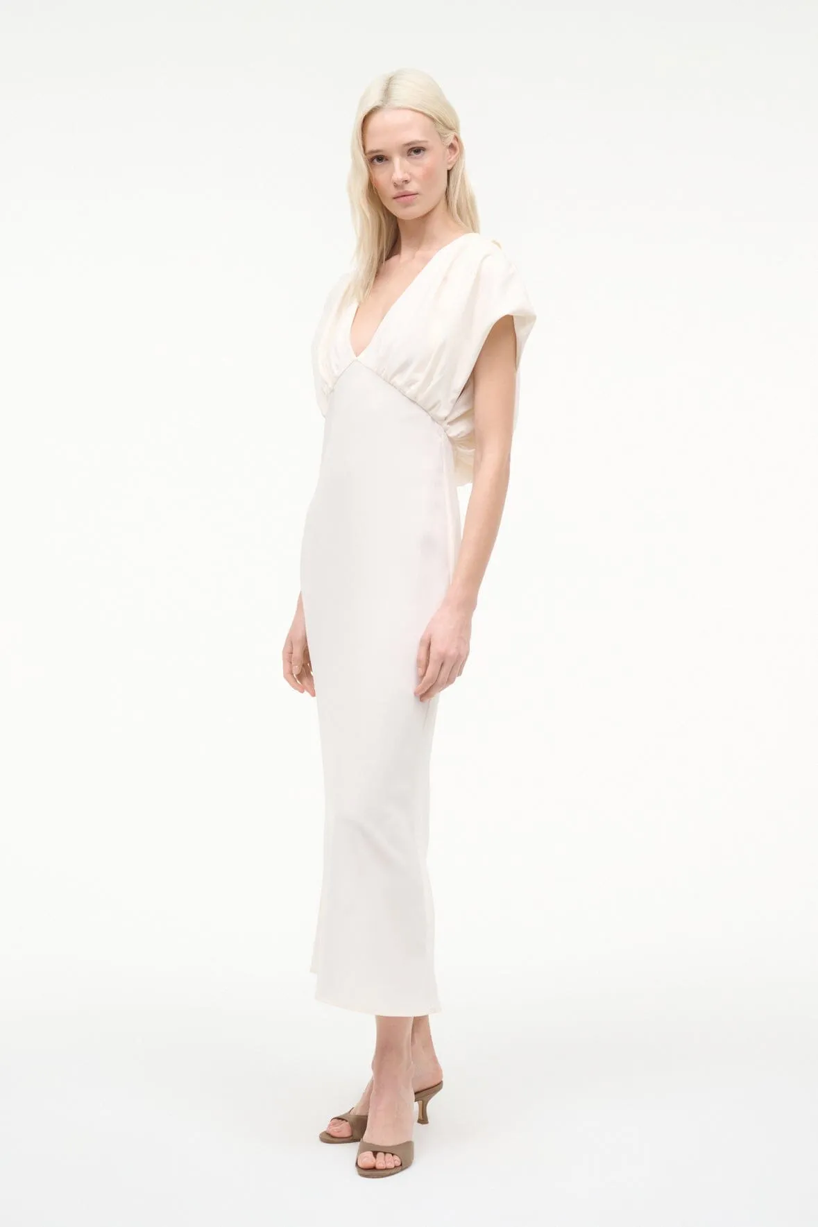 CHAR DRESS | IVORY sold by STAUD product image thumbnail 3