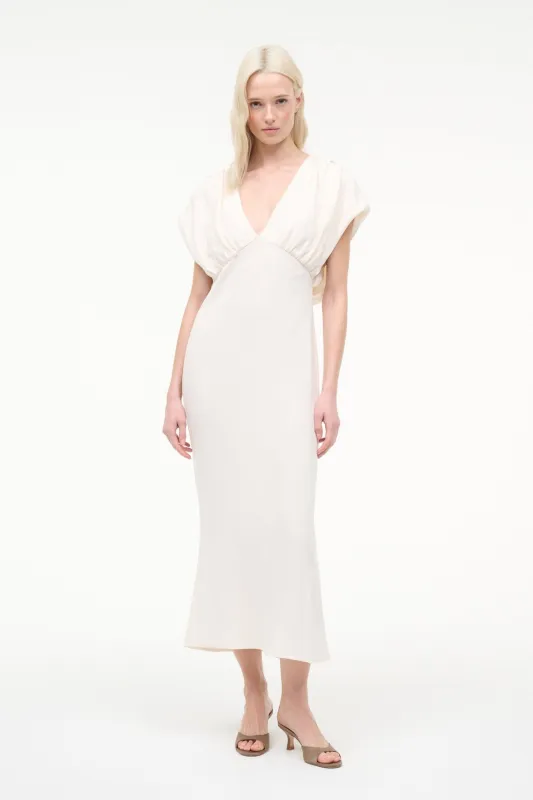 CHAR DRESS | IVORY sold by STAUD