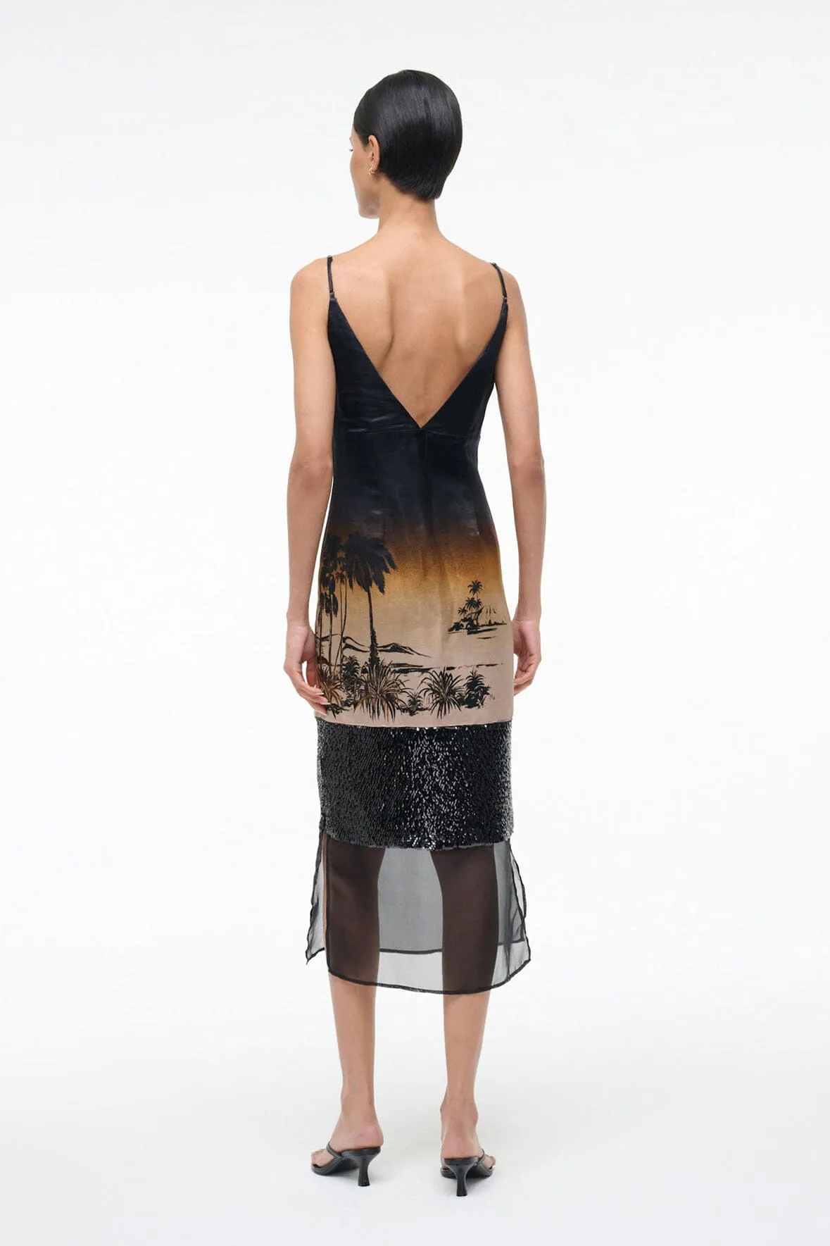 NALU DRESS | CALIFORNIA NIGHTS sold by STAUD product image thumbnail 5