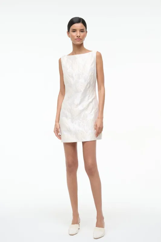 MIMI DRESS | BOTANICA IVORY made by STAUD