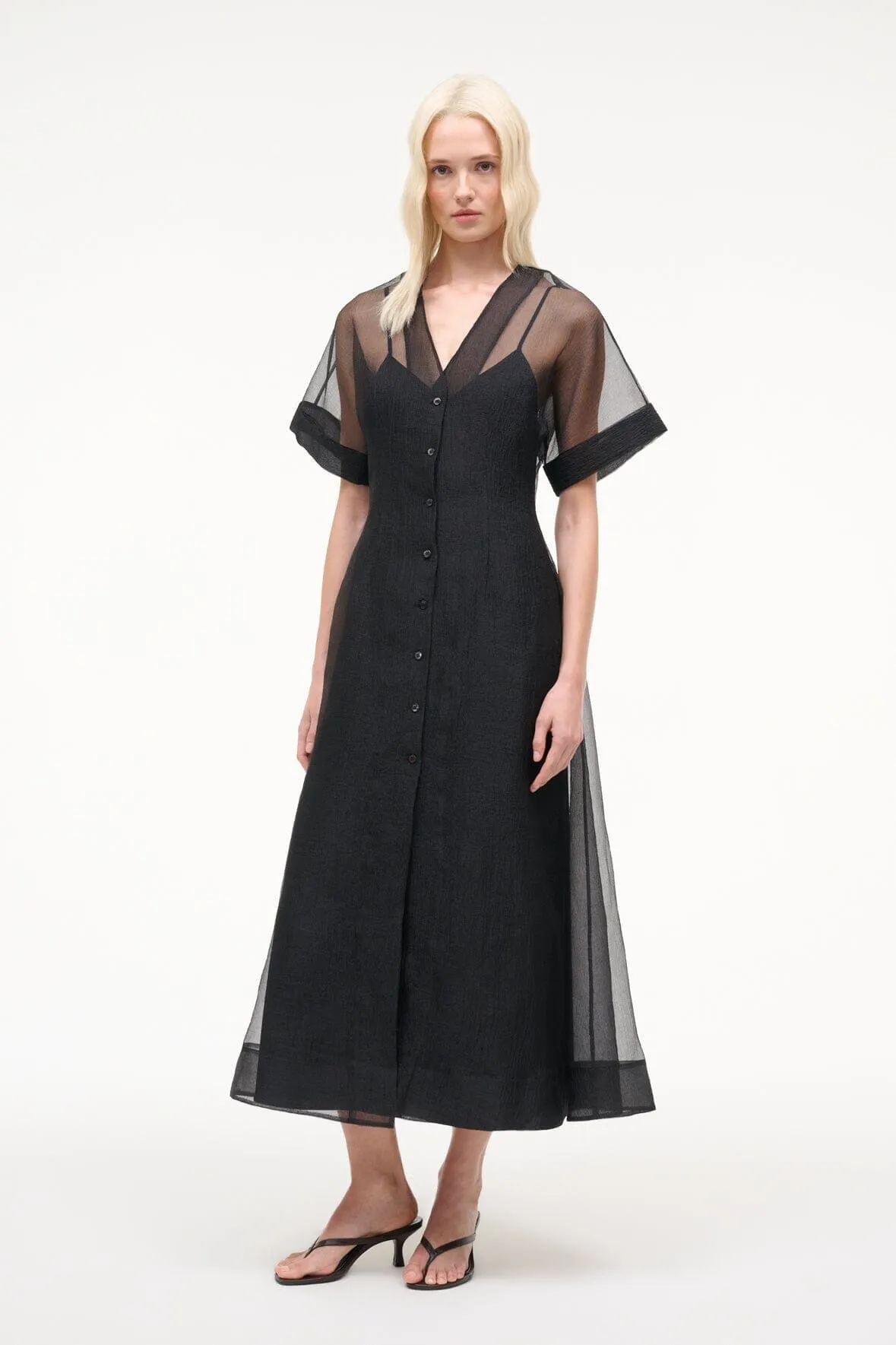 ELLE DRESS | BLACK sold by STAUD product image thumbnail 4