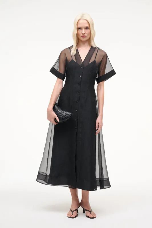 ELLE DRESS | BLACK sold by STAUD