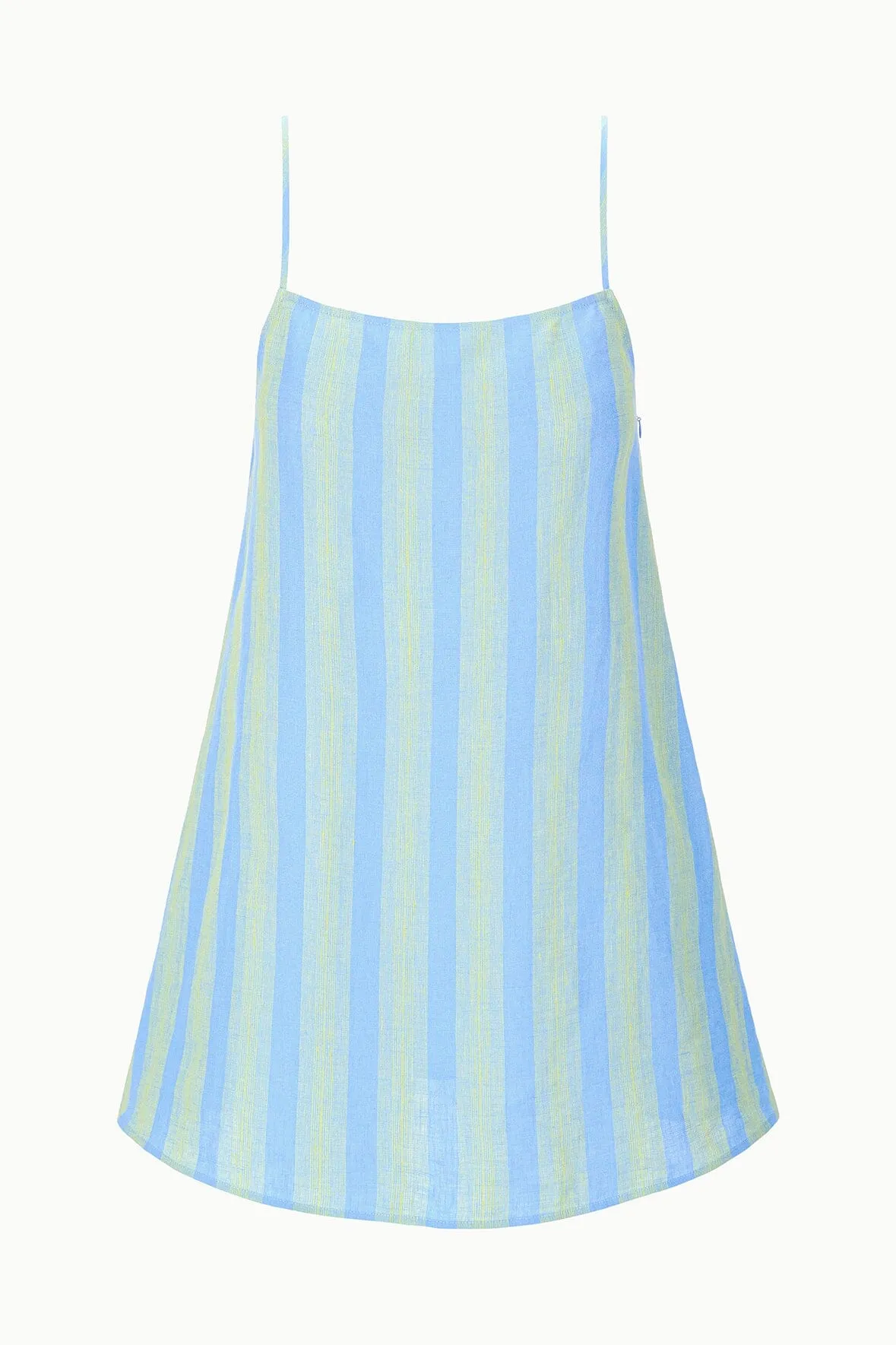 LAURA LINEN MINI DRESS | SEAPORT STRIPE sold by STAUD product image thumbnail 5