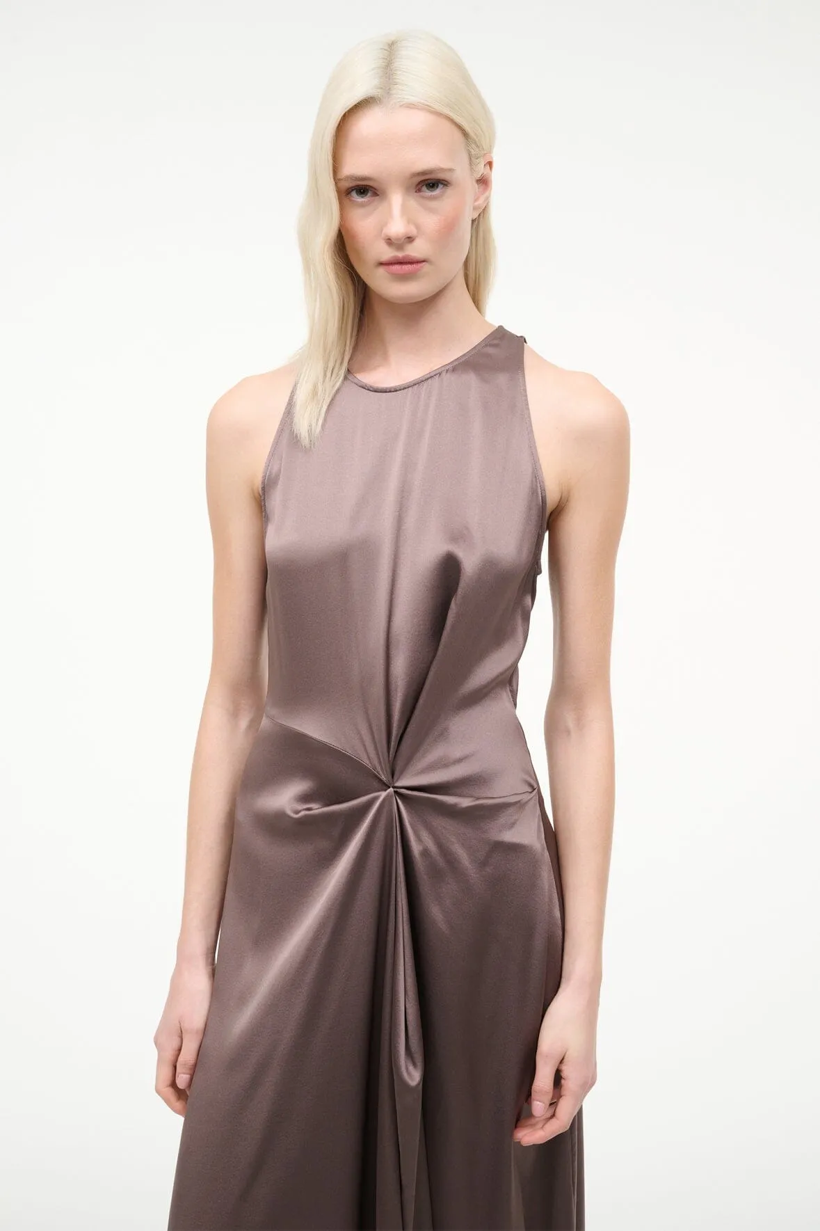 JAELYN SILK DRESS | MINK sold by STAUD product image thumbnail 2