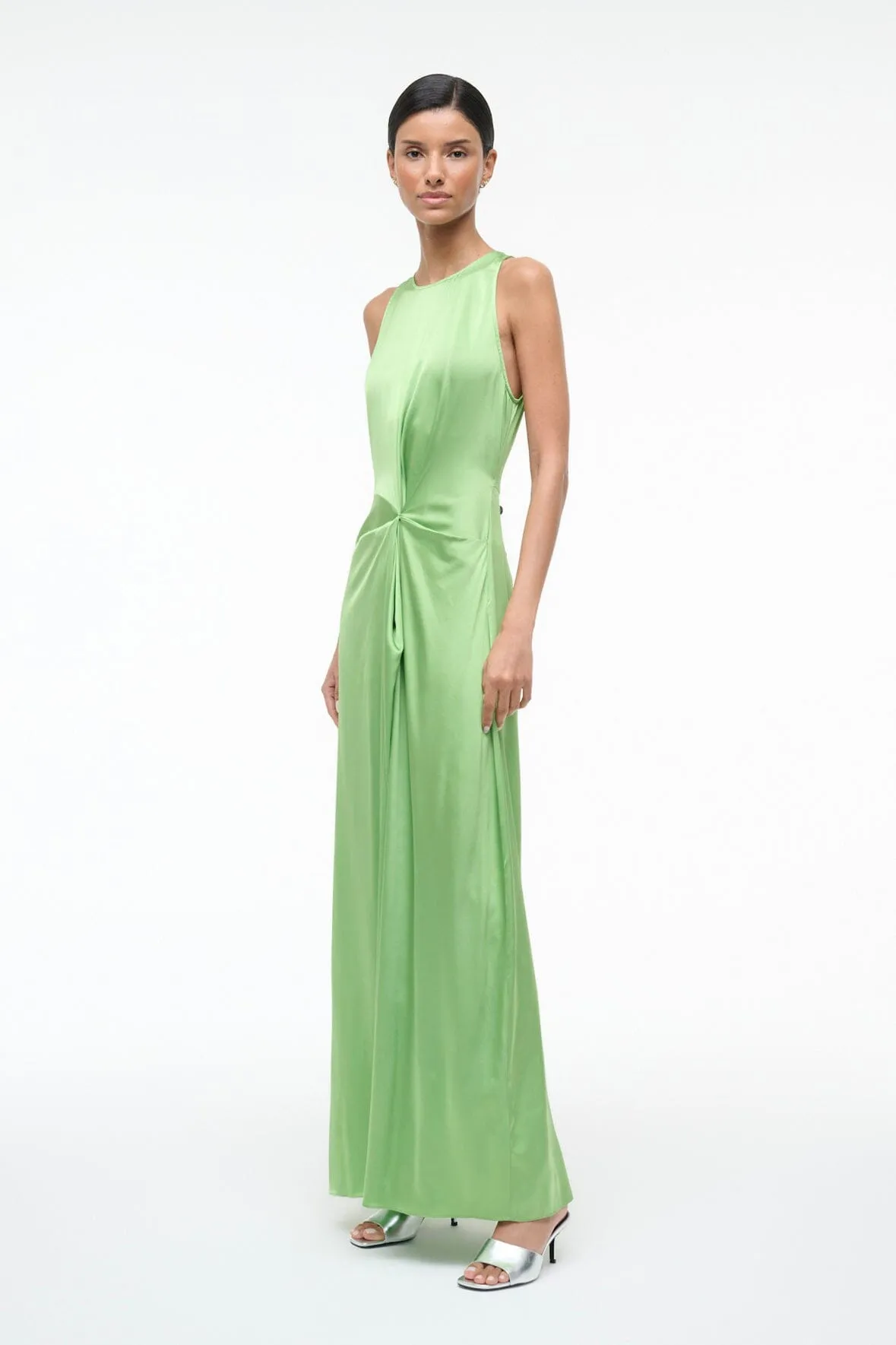 JAELYN SILK DRESS | SPROUT sold by STAUD product image thumbnail 3