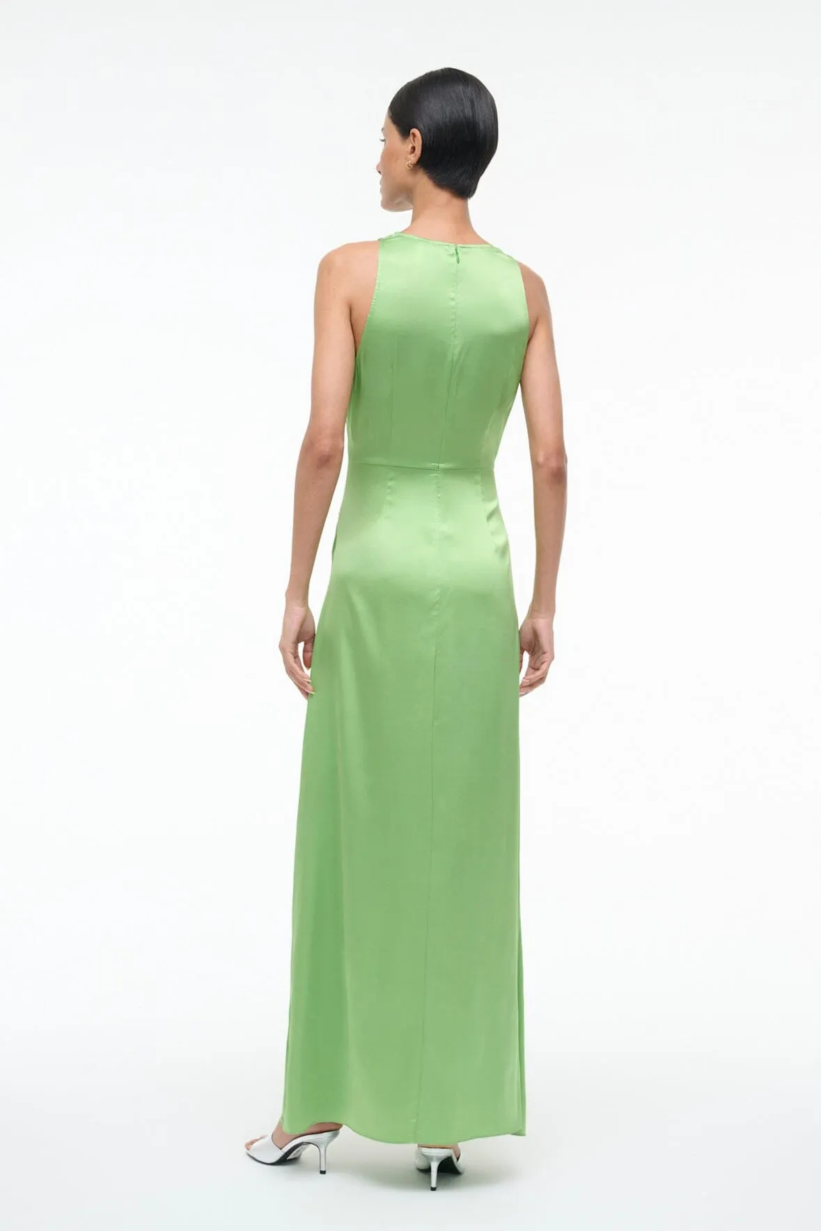 JAELYN SILK DRESS | SPROUT sold by STAUD product image thumbnail 4