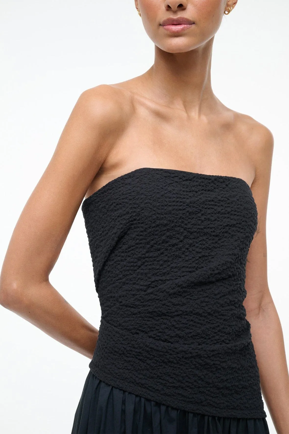 NIA DRESS | BLACK sold by STAUD product image thumbnail 4
