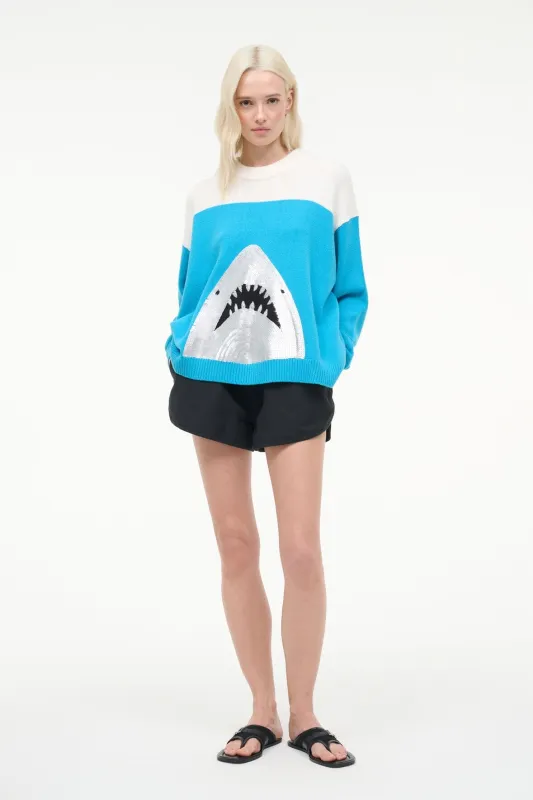 REYA SWEATER | GREAT WHITE made by STAUD
