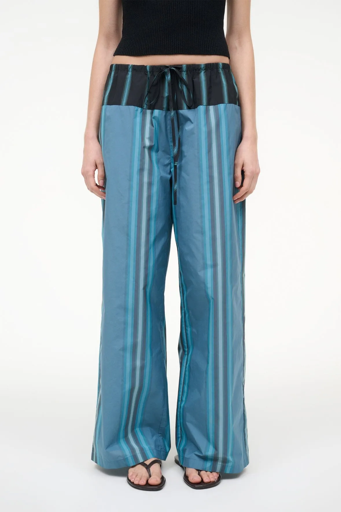 MATEO PANT | MARINA STRIPE MULTI sold by STAUD product image thumbnail 2