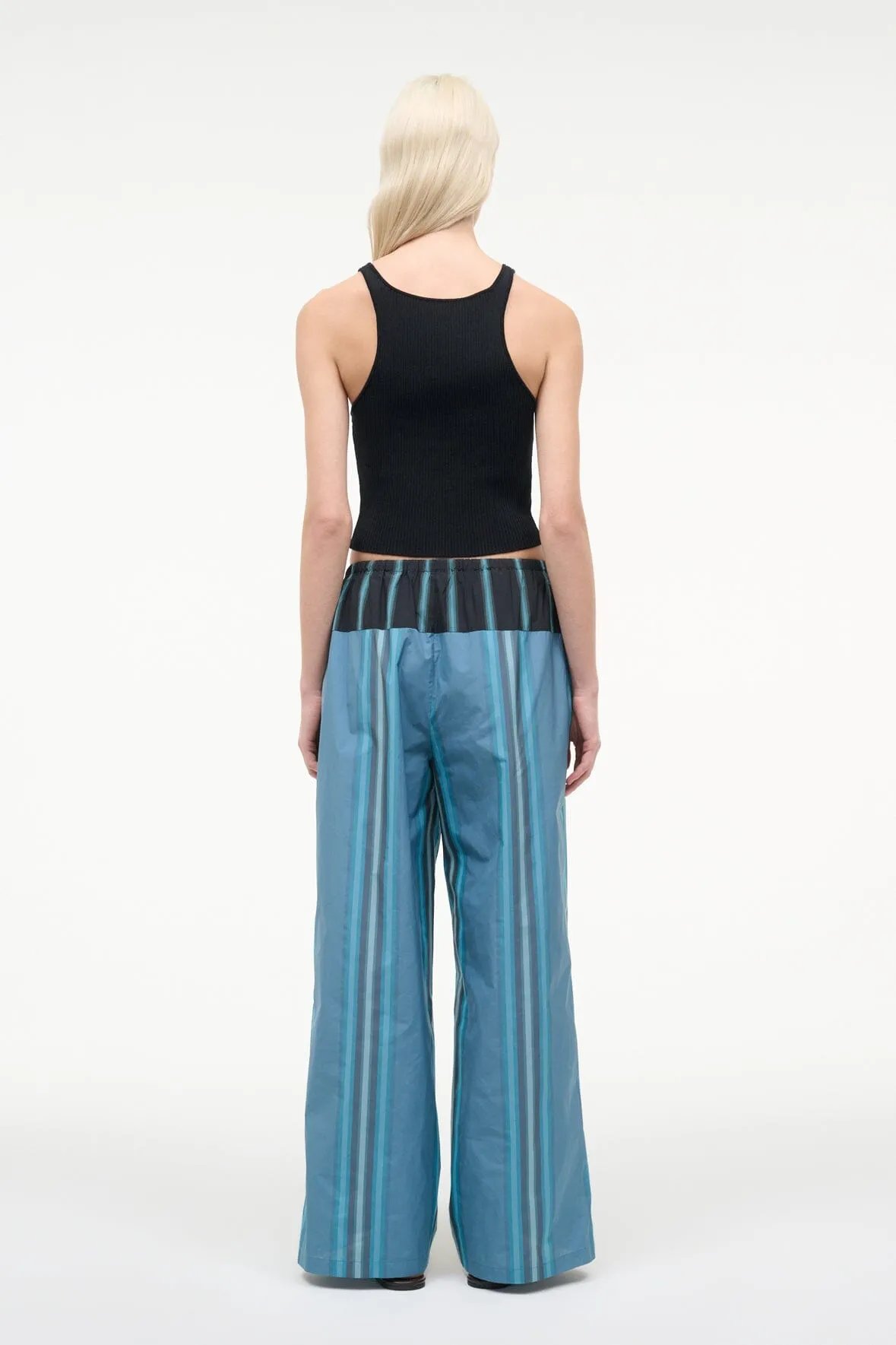 MATEO PANT | MARINA STRIPE MULTI sold by STAUD product image thumbnail 4