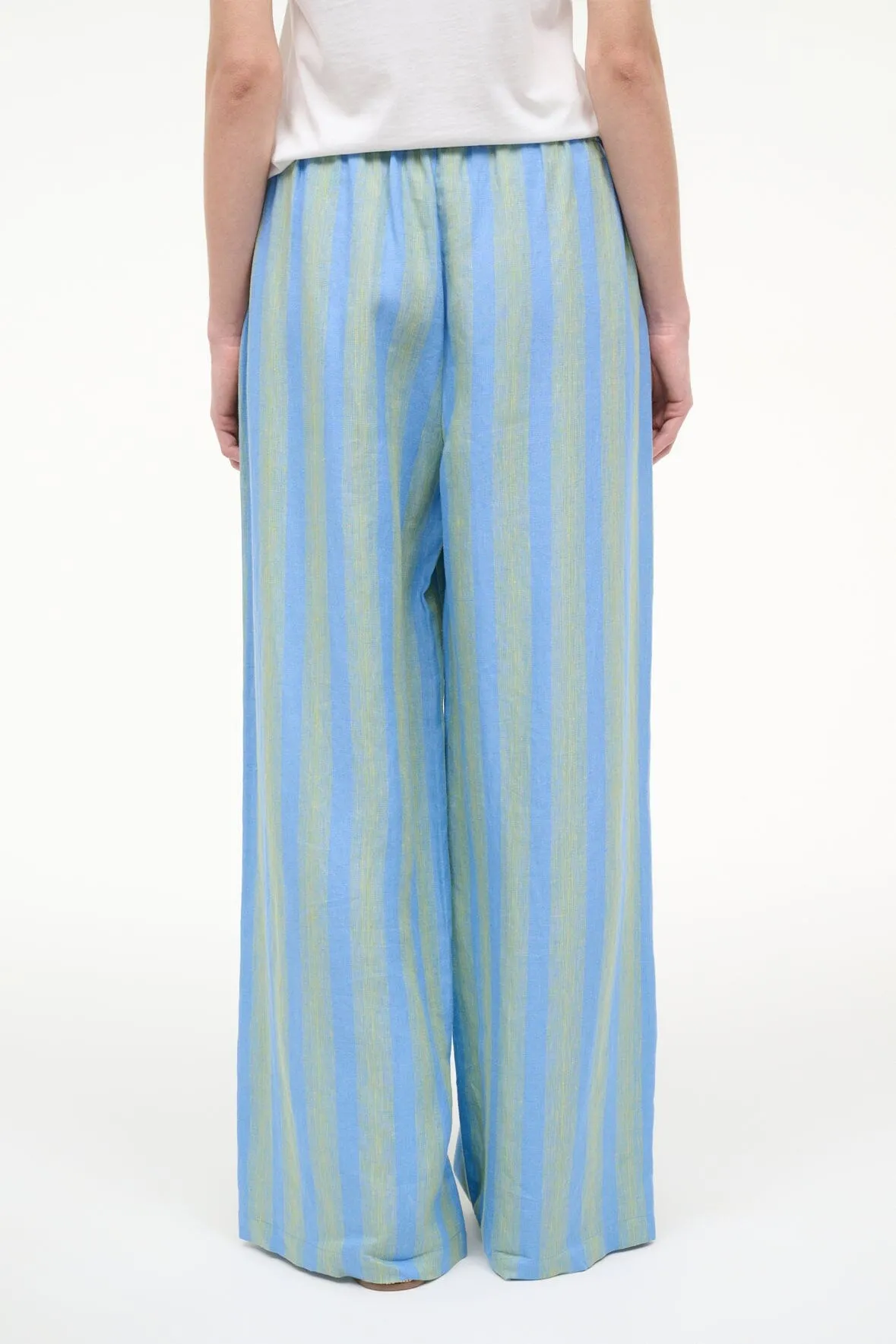 MATEO LINEN PANT | SEAPORT STRIPE sold by STAUD product image thumbnail 4