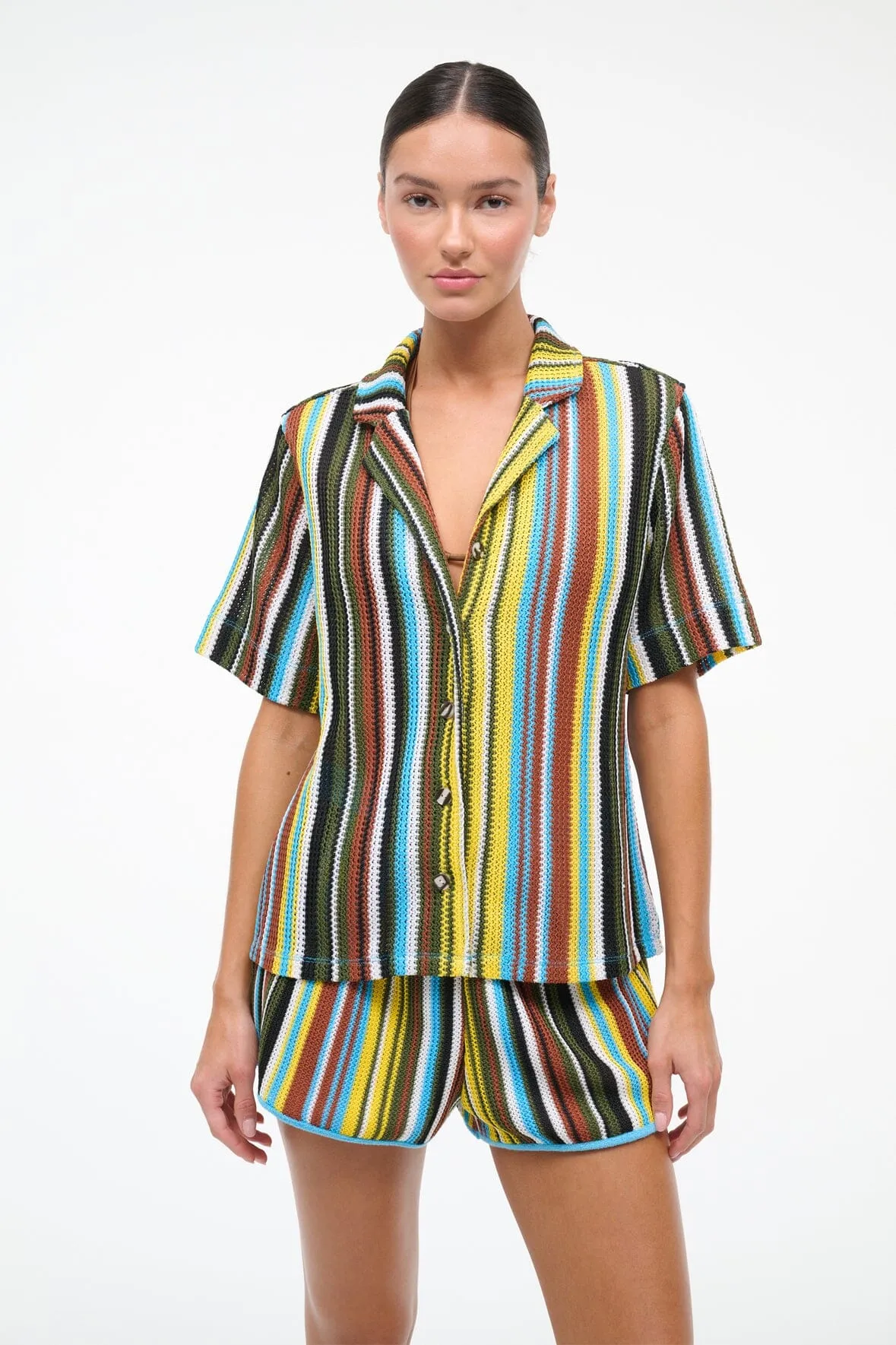 GABI SHIRT | SKATE STRIPE sold by STAUD product image thumbnail 3