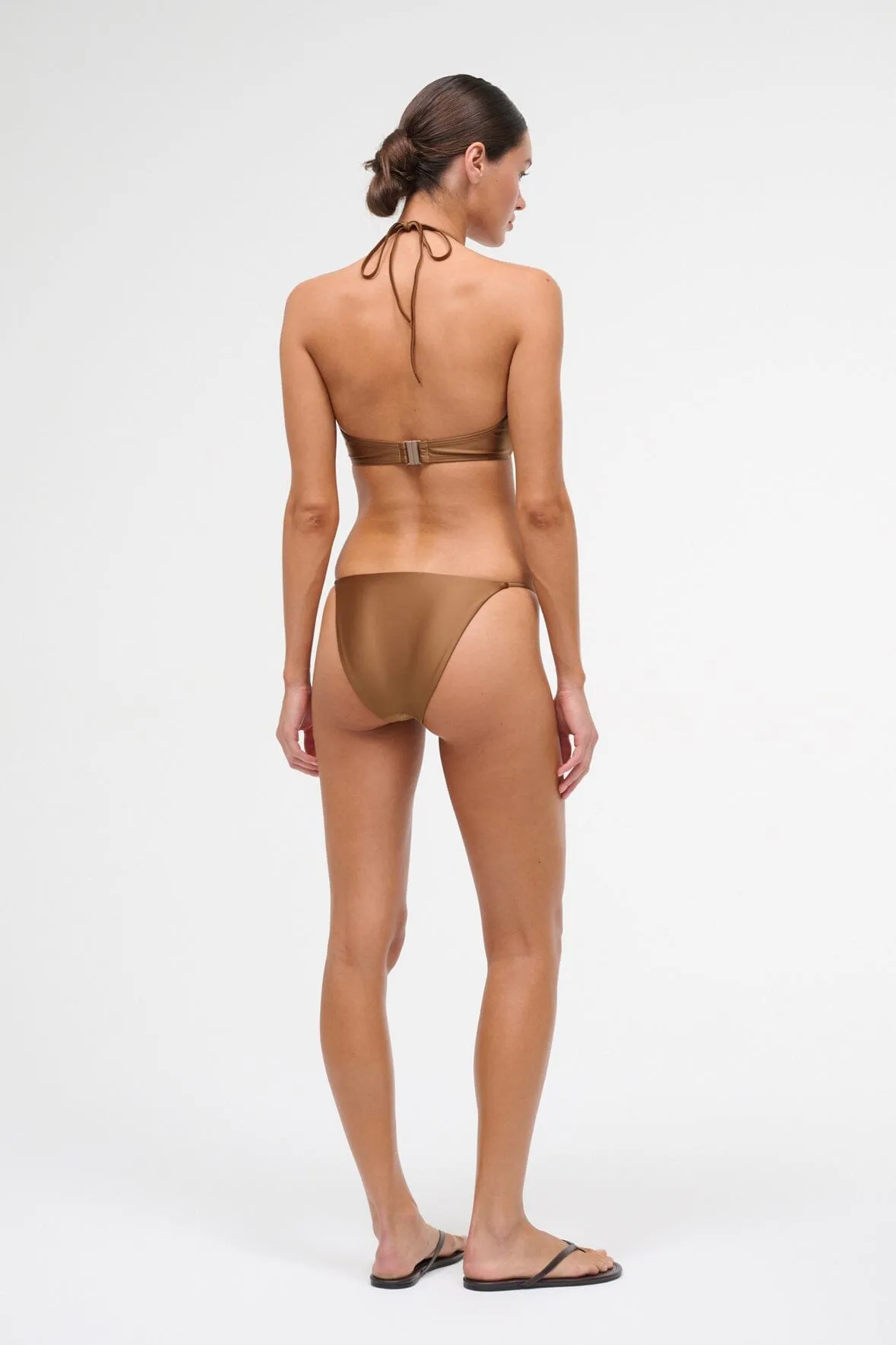 SISLEY STRING BIKINI BOTTOM | BRONZE sold by STAUD product image thumbnail 3