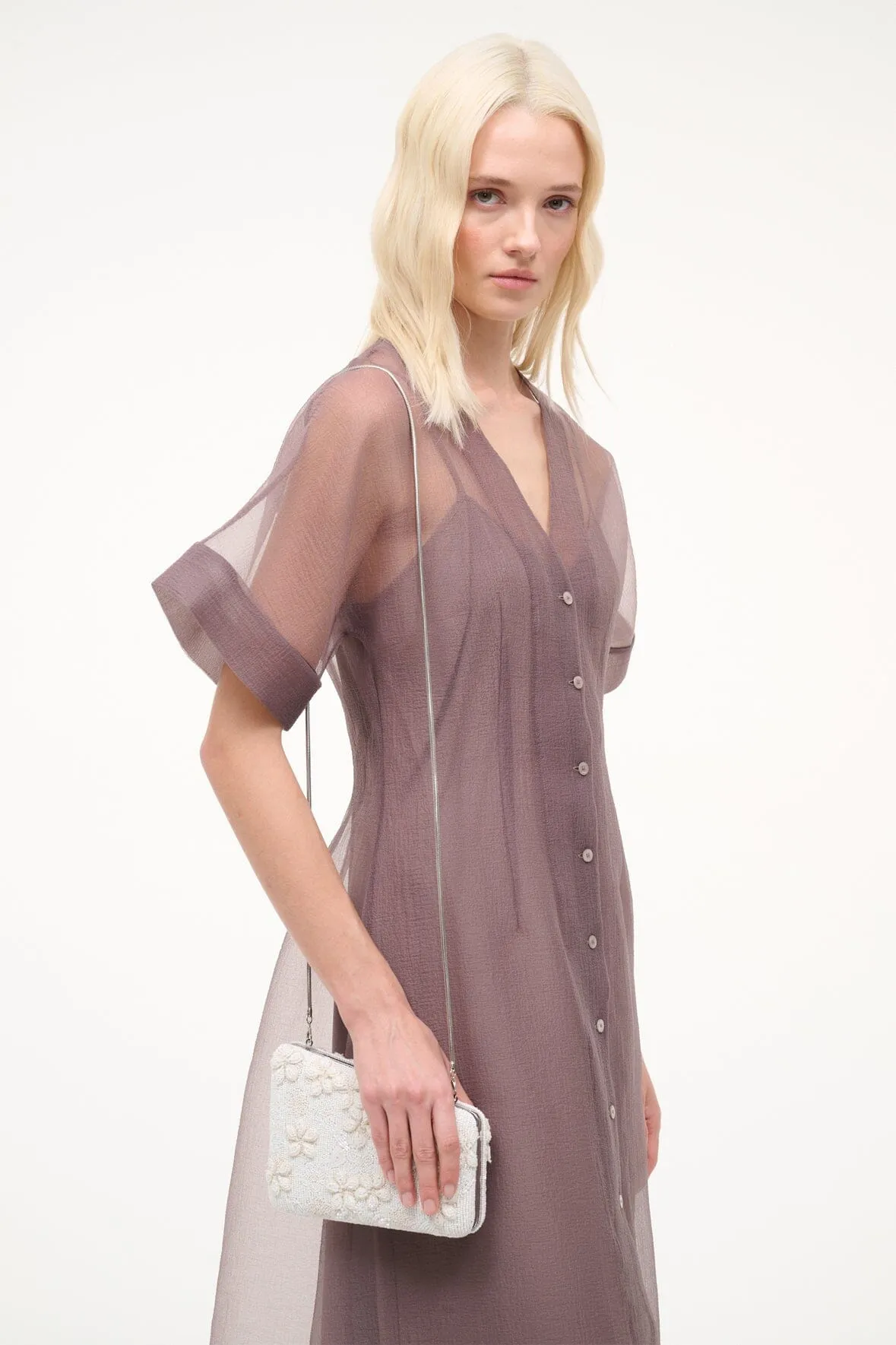 CARMELLA BEADED CLUTCH | GARDEN PARTY sold by STAUD product image thumbnail 5