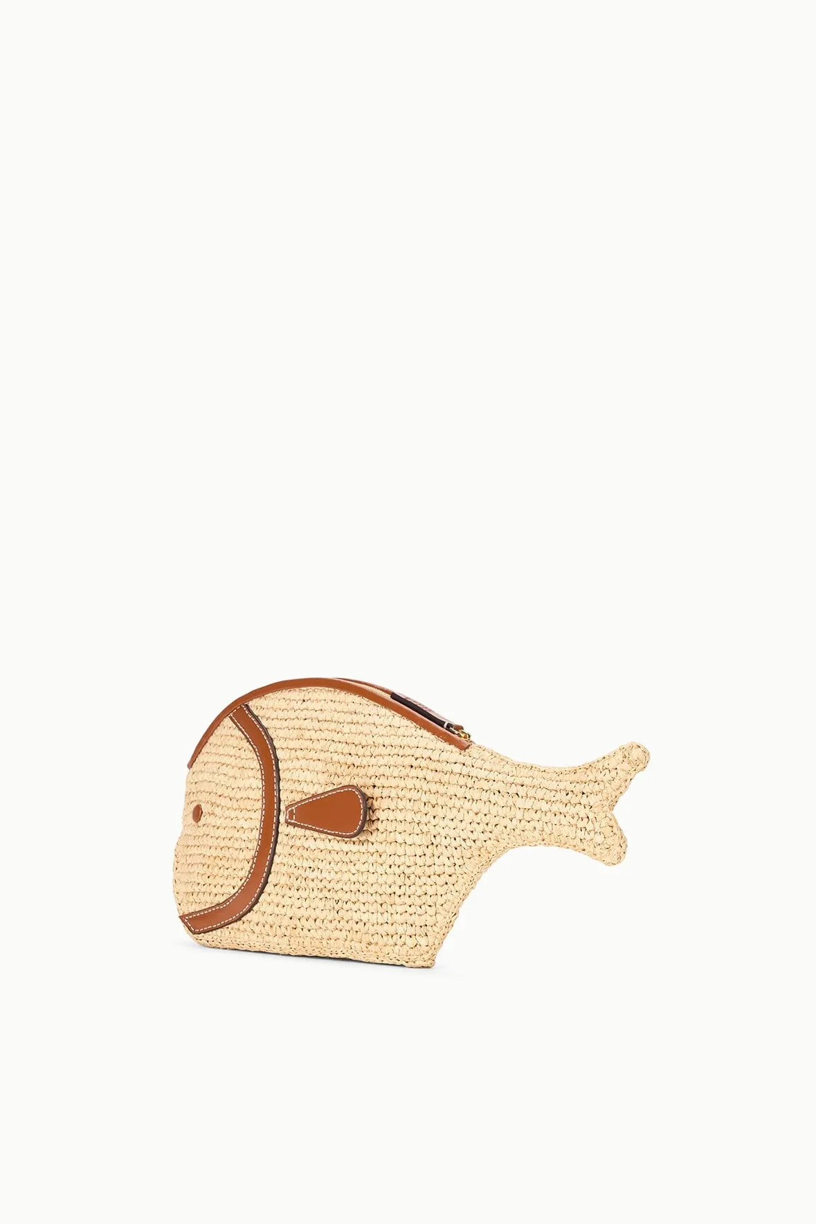 PESCE RAFFIA CLUTCH | NATURAL TAN sold by STAUD product image thumbnail 3