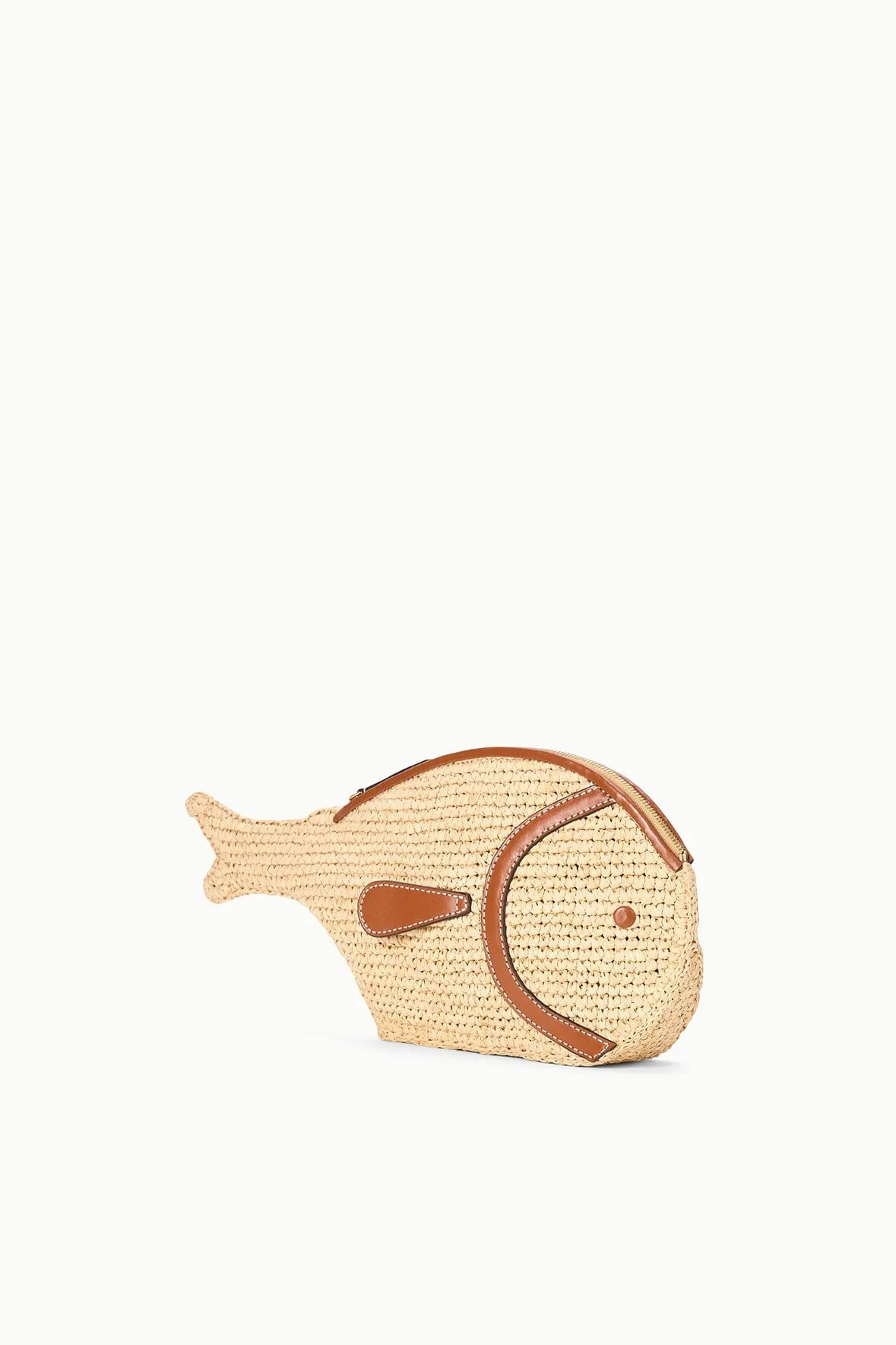 PESCE RAFFIA CLUTCH | NATURAL TAN sold by STAUD product image thumbnail 5