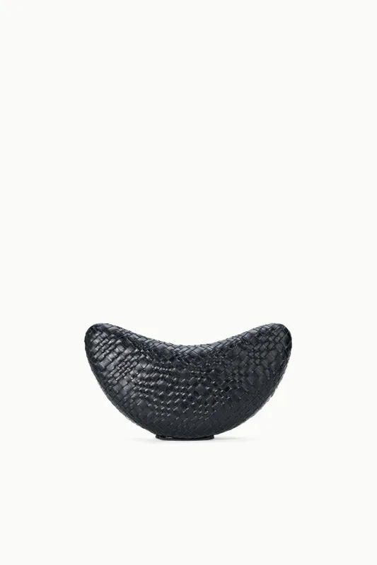 CRESCENT CLUTCH | BLACK sold by STAUD