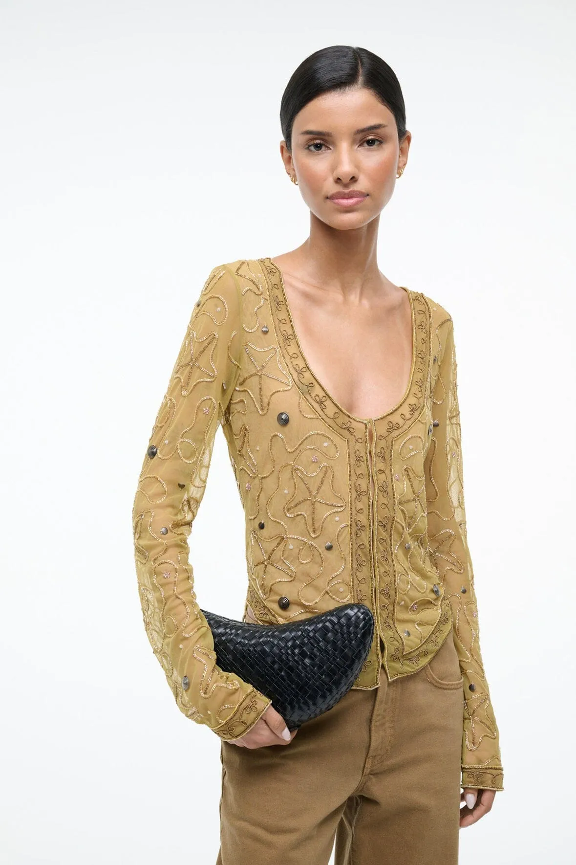 CRESCENT CLUTCH | BLACK sold by STAUD product image thumbnail 2