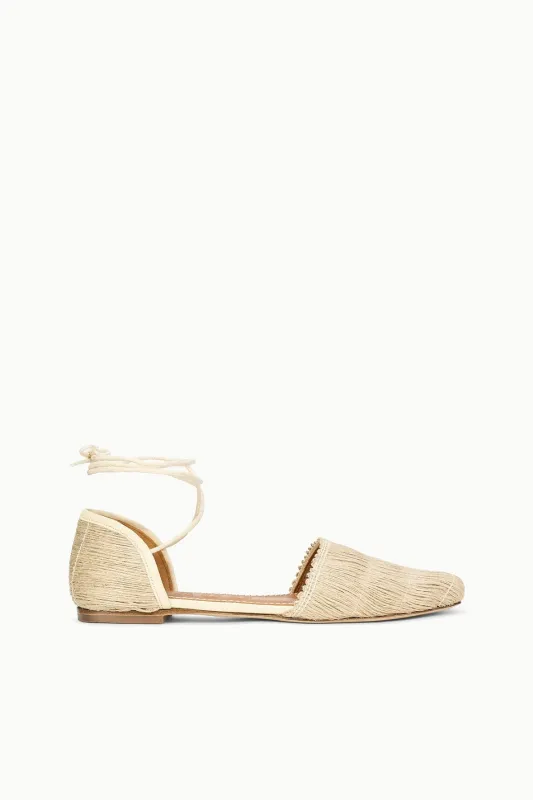 WILLA FLAT | NATURAL made by STAUD