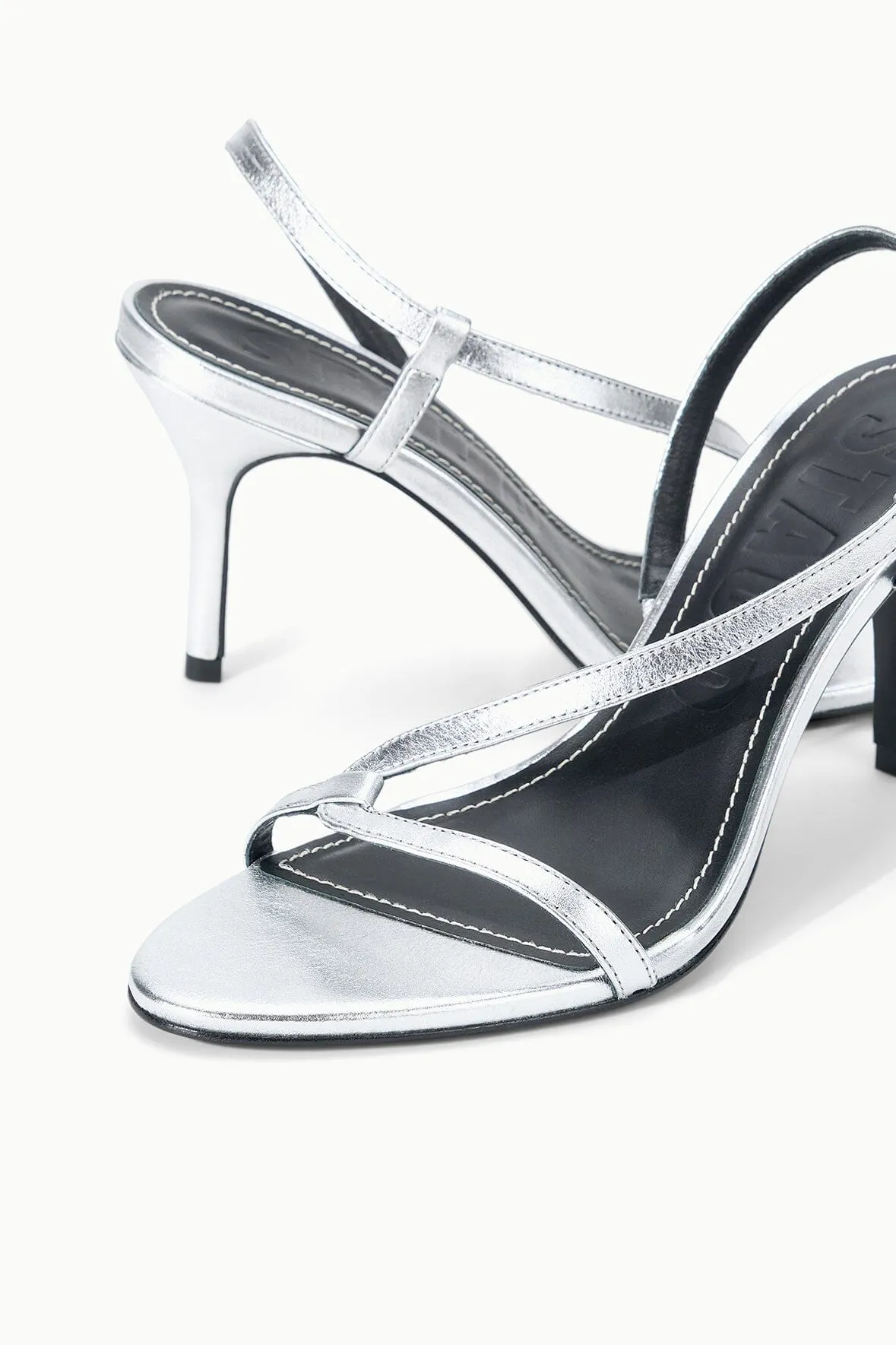 LOUDEN HEEL | SILVER sold by STAUD product image thumbnail 5