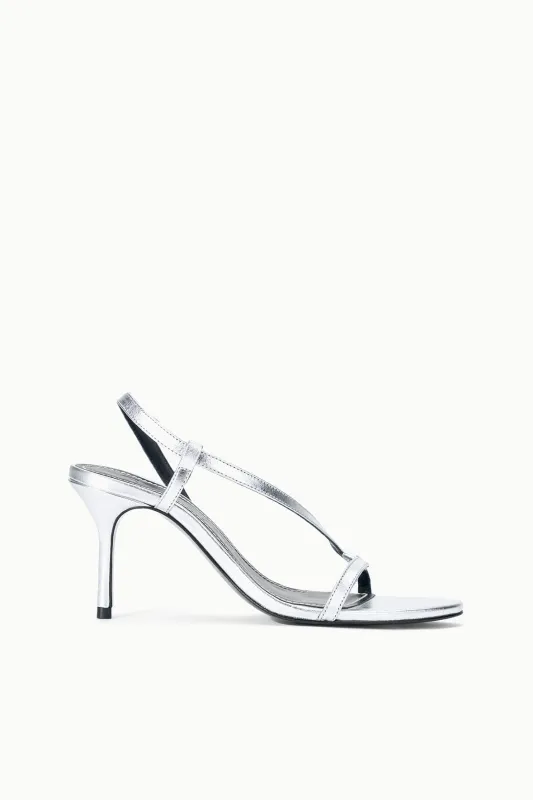LOUDEN HEEL | SILVER sold by STAUD
